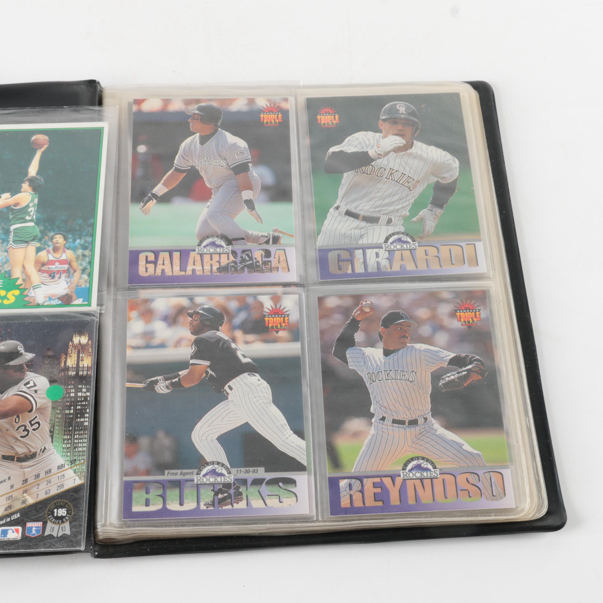 Topps and Fleer Baseball Cards