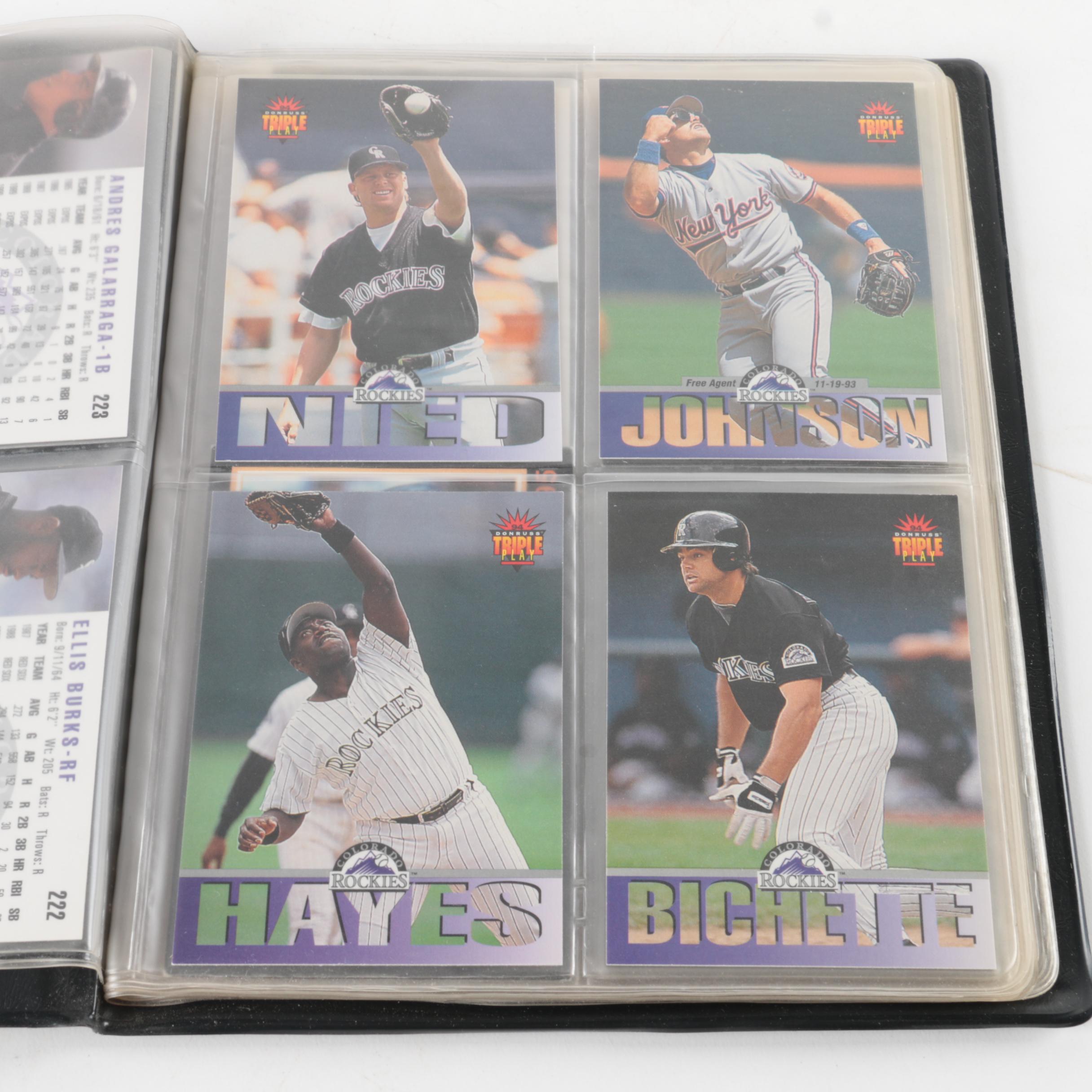 Topps and Fleer Baseball Cards