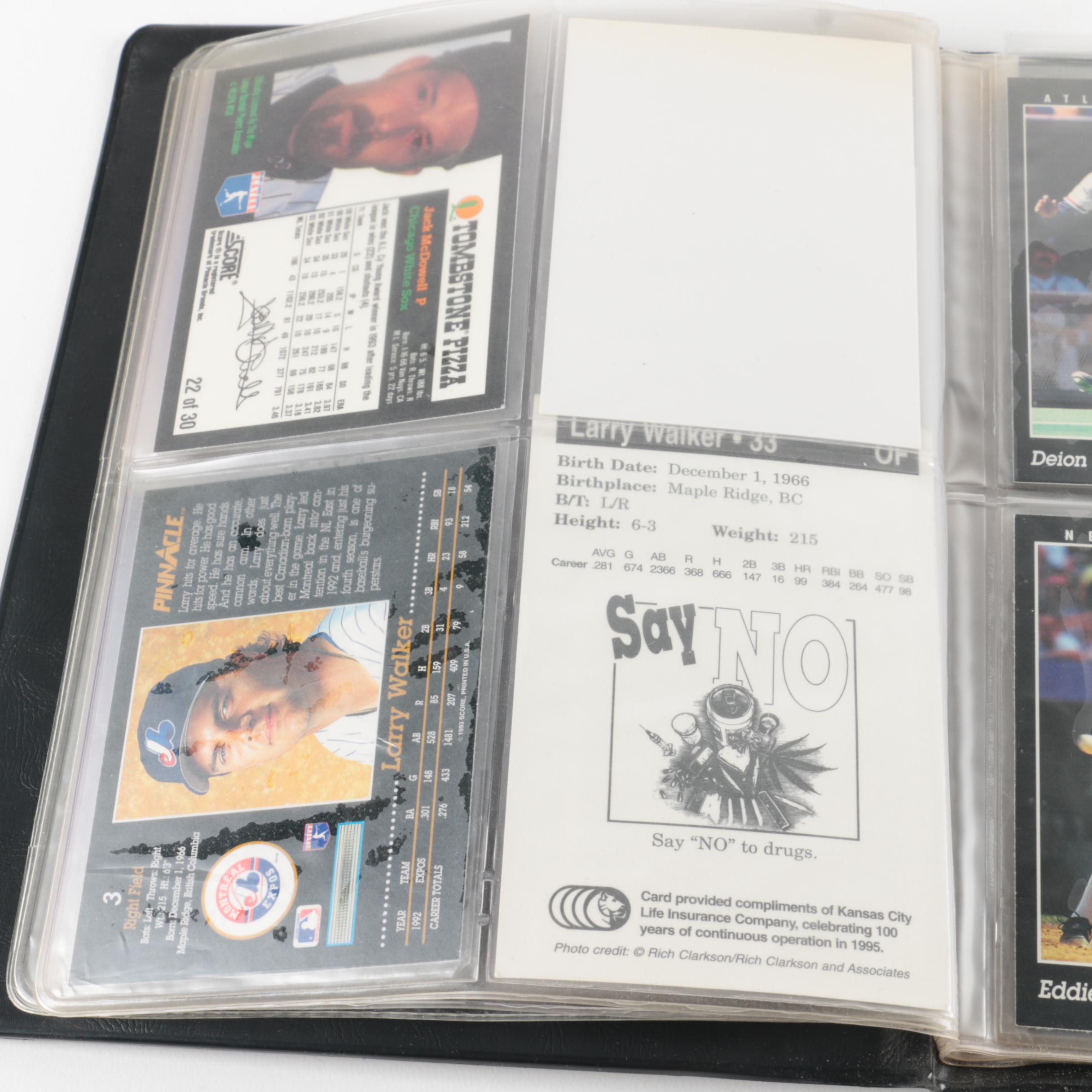 Topps and Fleer Baseball Cards