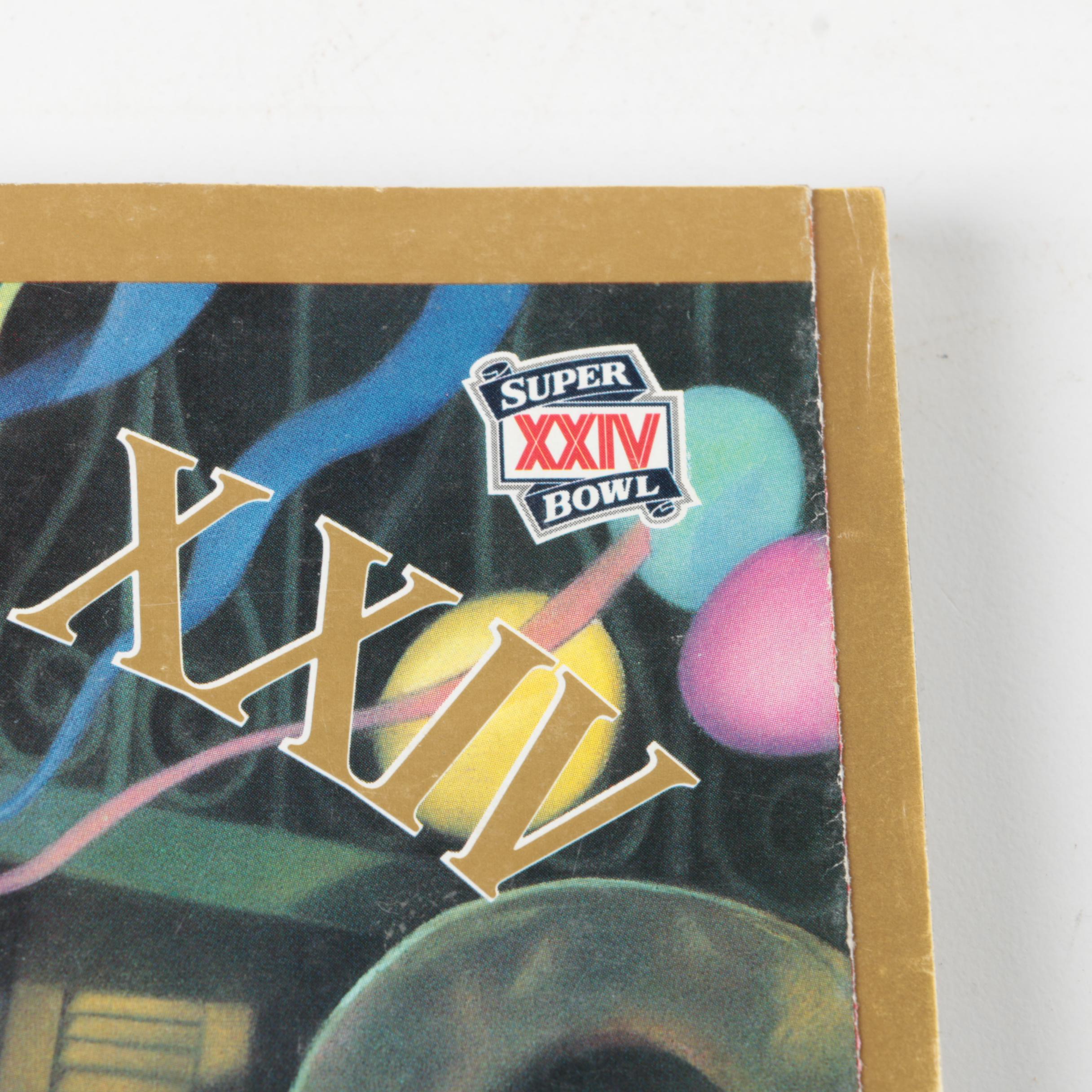 1980s Super Bowl Game Programs