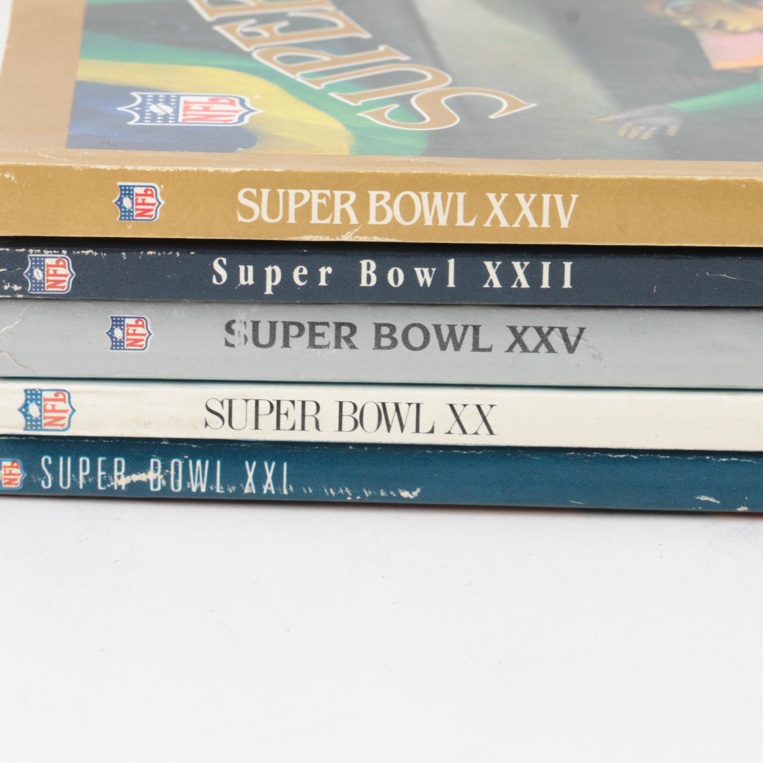 1980s Super Bowl Game Programs