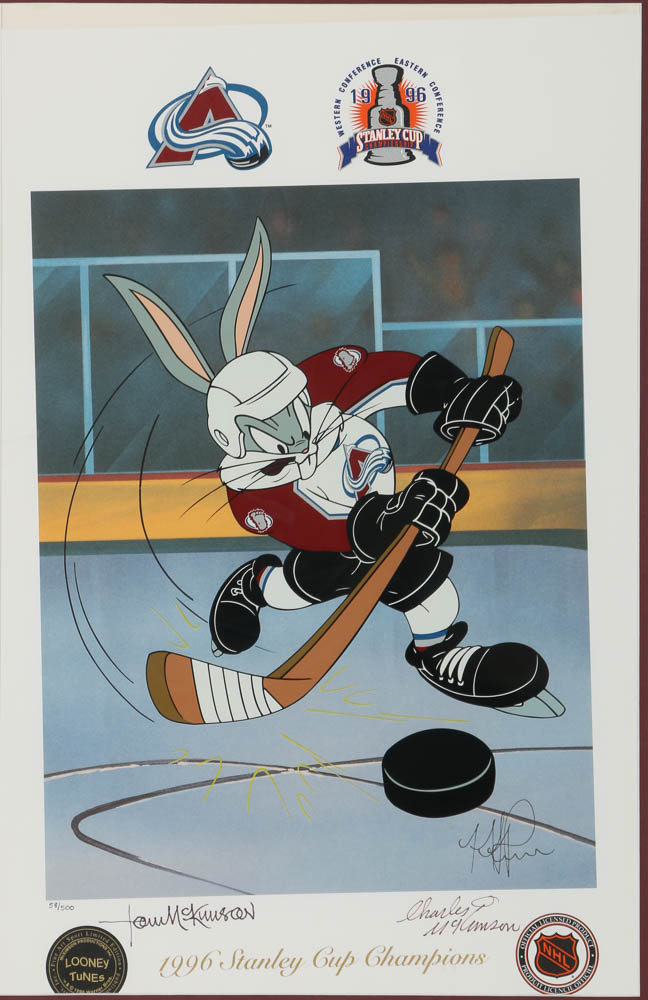 Limited Edition Offset Lithograph on Paper "He Shoots, He Scores"