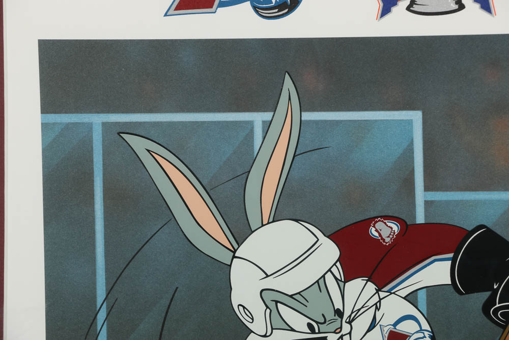 Limited Edition Offset Lithograph on Paper "He Shoots, He Scores"