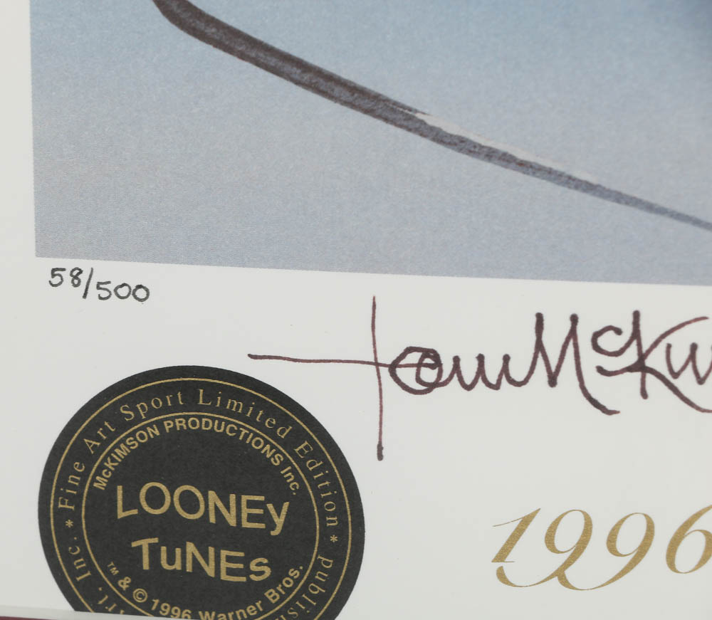 Limited Edition Offset Lithograph on Paper "He Shoots, He Scores"