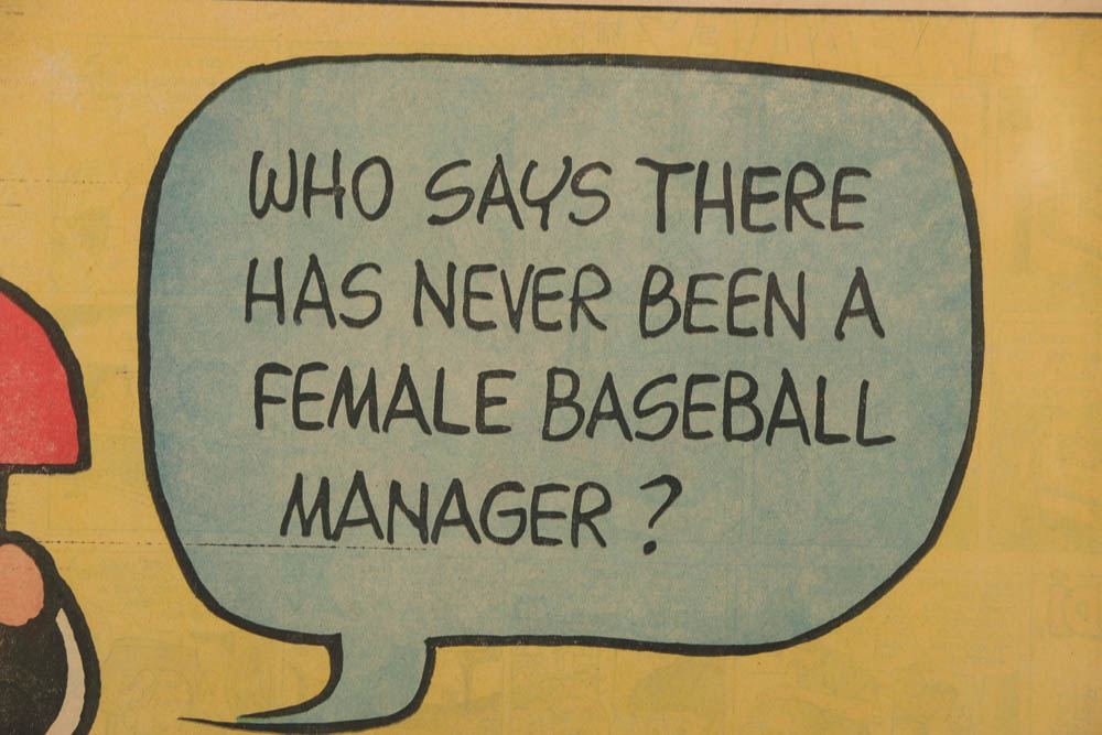 Charles Schulz Comic Print on Newspaper "Peanuts Hang-Up No. 7: Lucy"