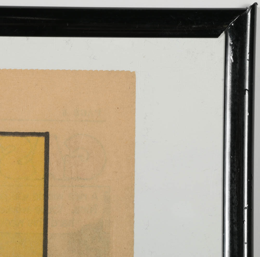 Charles Schulz Comic Print on Newspaper "Peanuts Hang-Up No. 7: Lucy"