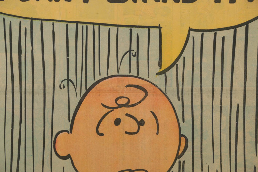 1968 Poster "Peanuts Hang-Up No. 2: Charlie Brown"