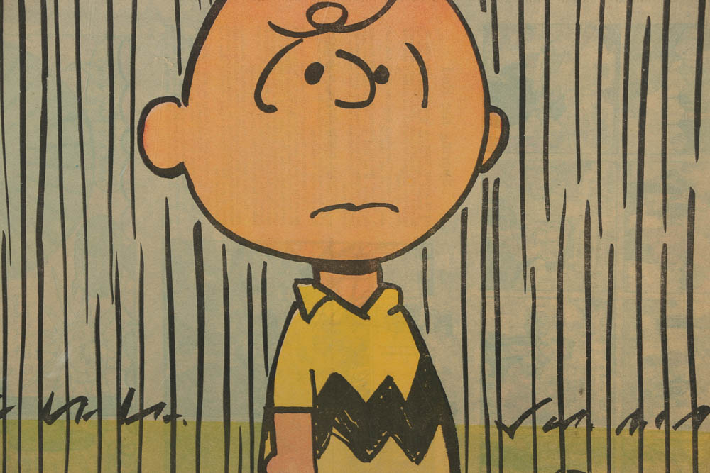 1968 Poster "Peanuts Hang-Up No. 2: Charlie Brown"