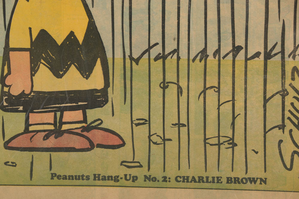 1968 Poster "Peanuts Hang-Up No. 2: Charlie Brown"