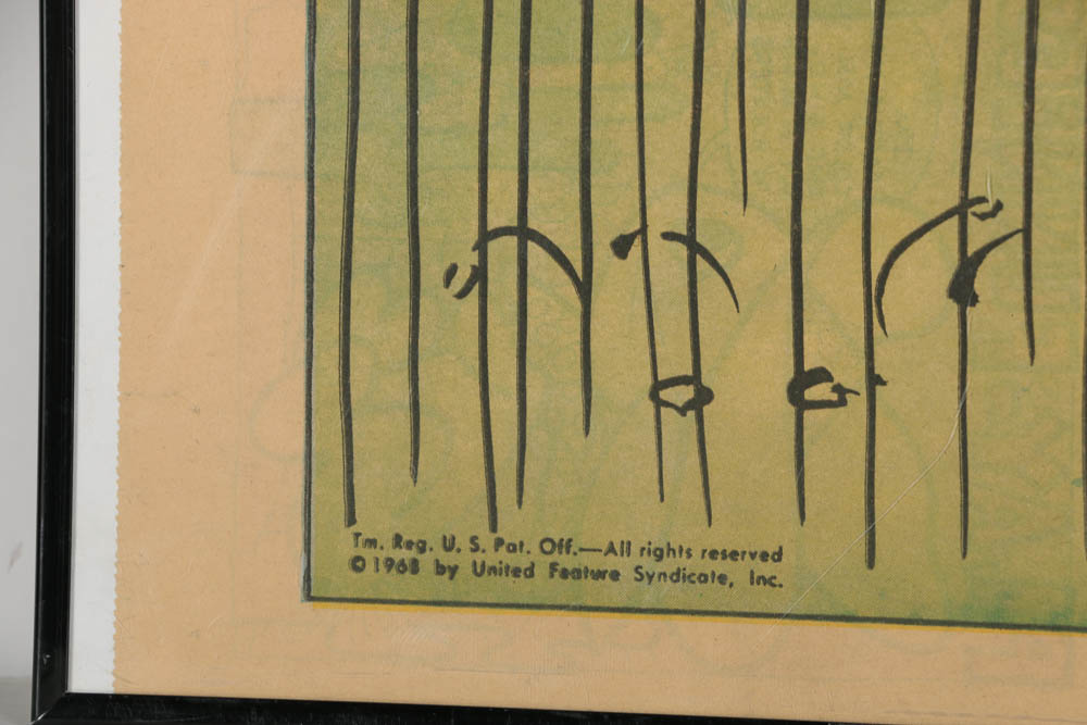 1968 Poster "Peanuts Hang-Up No. 2: Charlie Brown"