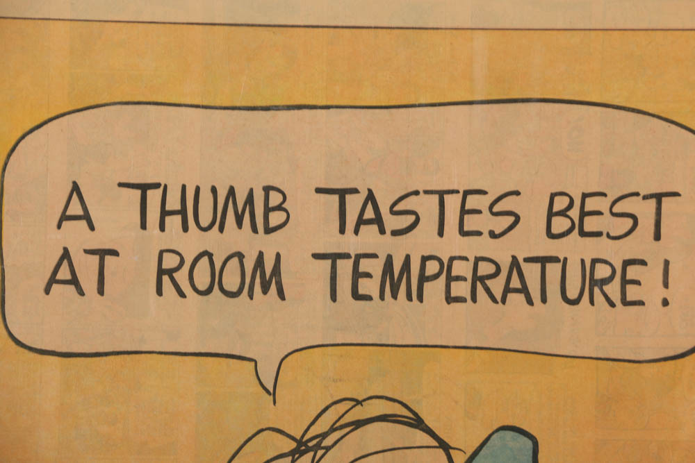 Newspaper Print on Paper "Peanuts Hang- Up No. 4: Linus" After Charles Schulz