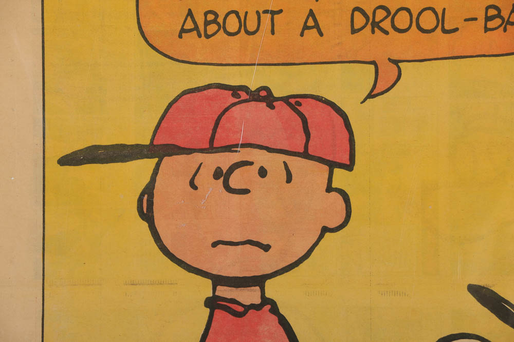 Charles M. Schulz Comic Print "Peanuts Hang-Up No. 5: Charlie Brown and Snoopy"