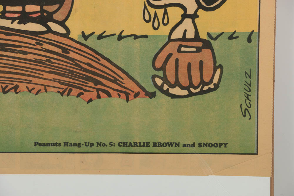 Charles M. Schulz Comic Print "Peanuts Hang-Up No. 5: Charlie Brown and Snoopy"