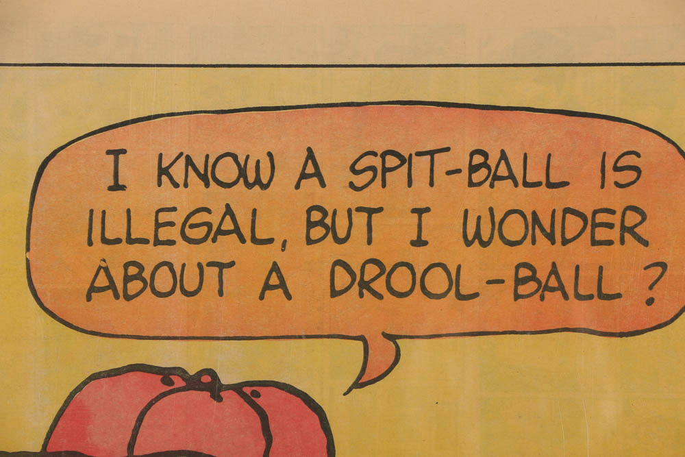 Offset Lithograph on Newspaper "Peanuts Hang-Up No.5: Charlie Brown and Snoopy"