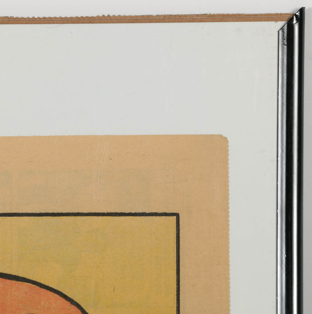 Offset Lithograph on Newspaper "Peanuts Hang-Up No.5: Charlie Brown and Snoopy"