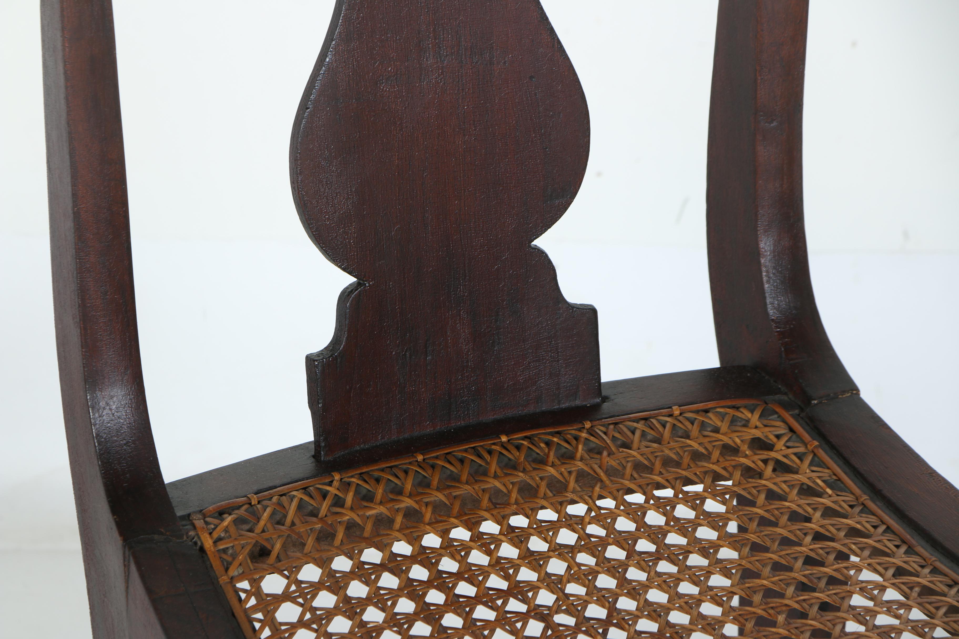 Antique Classical and Victorian Eastlake Side Chairs with Caned Seats