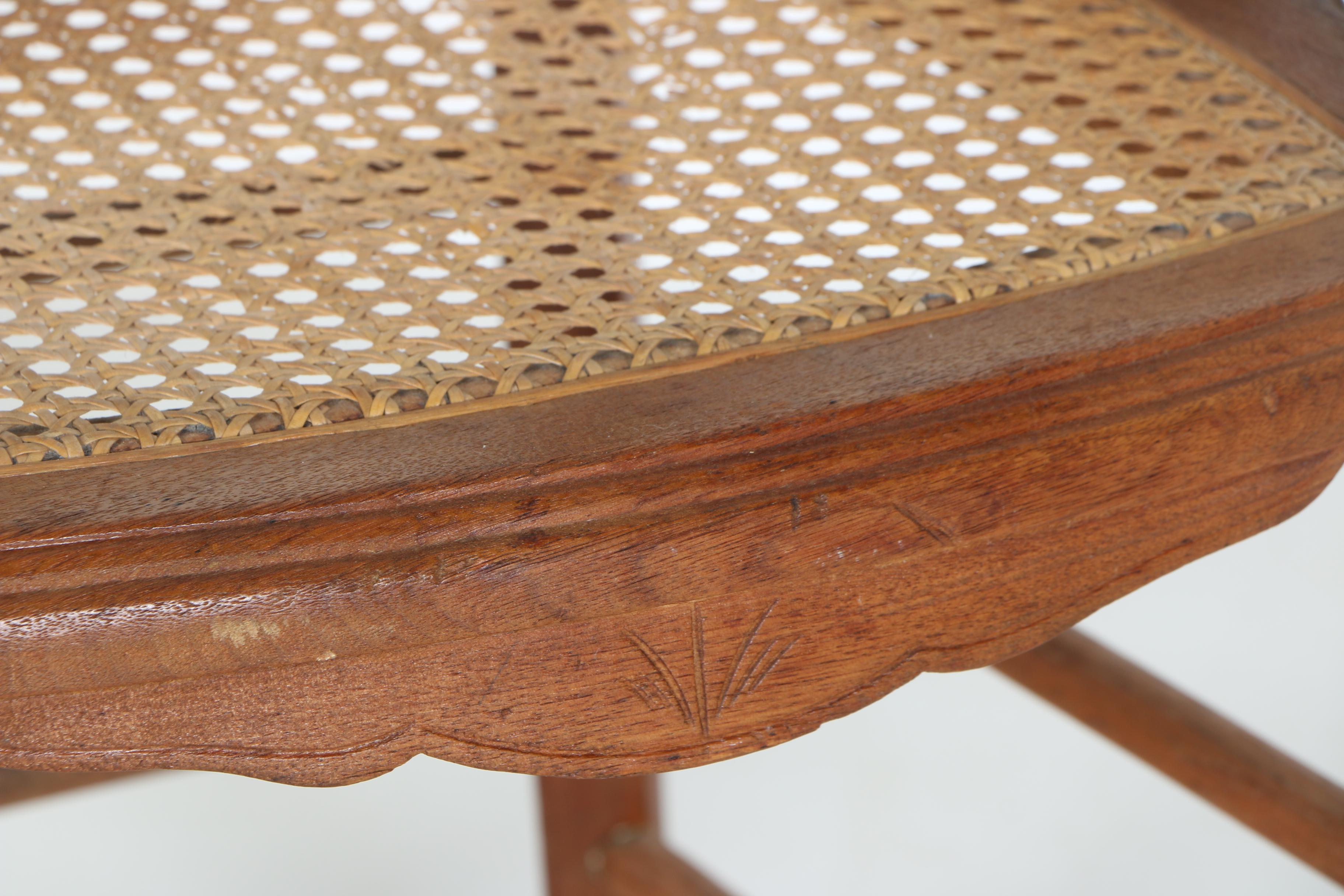 Antique Classical and Victorian Eastlake Side Chairs with Caned Seats