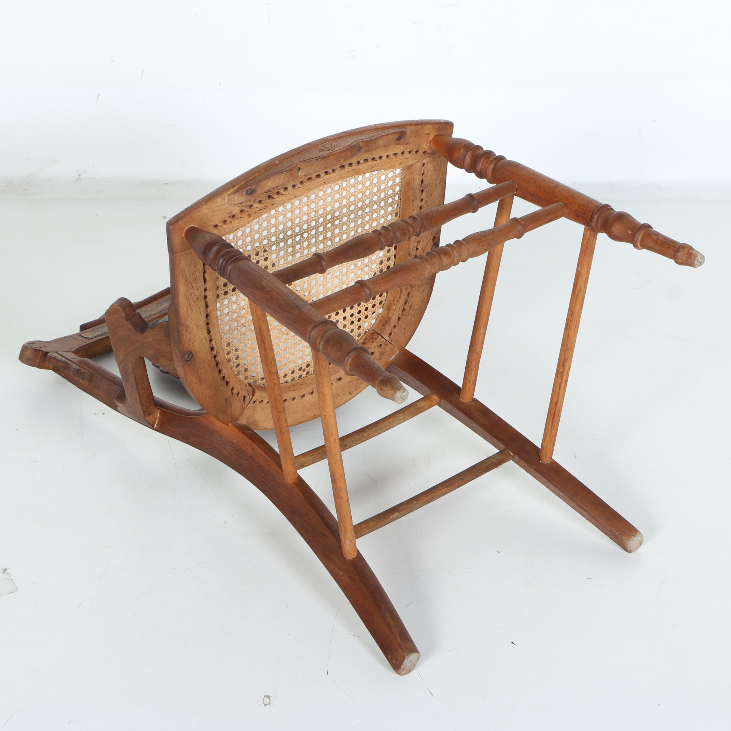 Antique Classical and Victorian Eastlake Side Chairs with Caned Seats