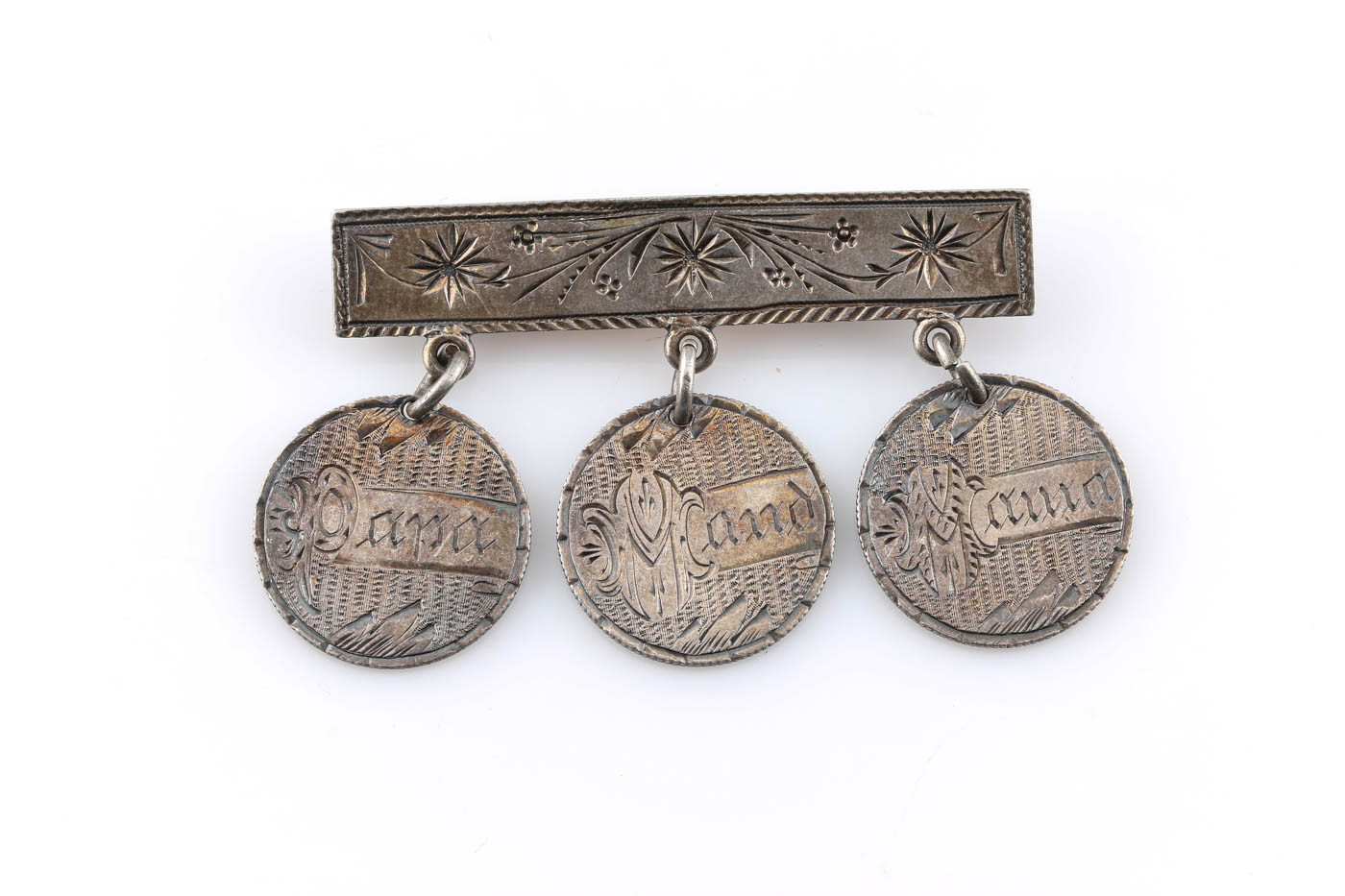 Antique Love Token Pin Made with Silver Seated Liberty Dimes