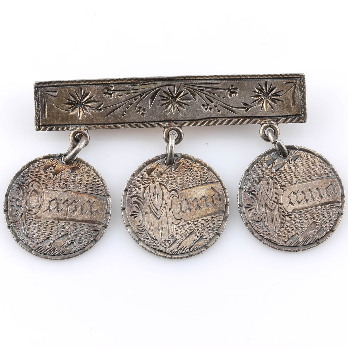 Antique Love Token Pin Made with Silver Seated Liberty Dimes