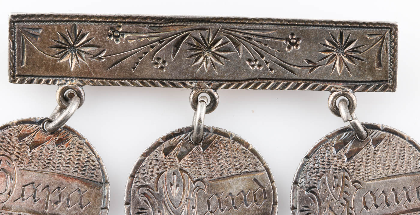 Antique Love Token Pin Made with Silver Seated Liberty Dimes