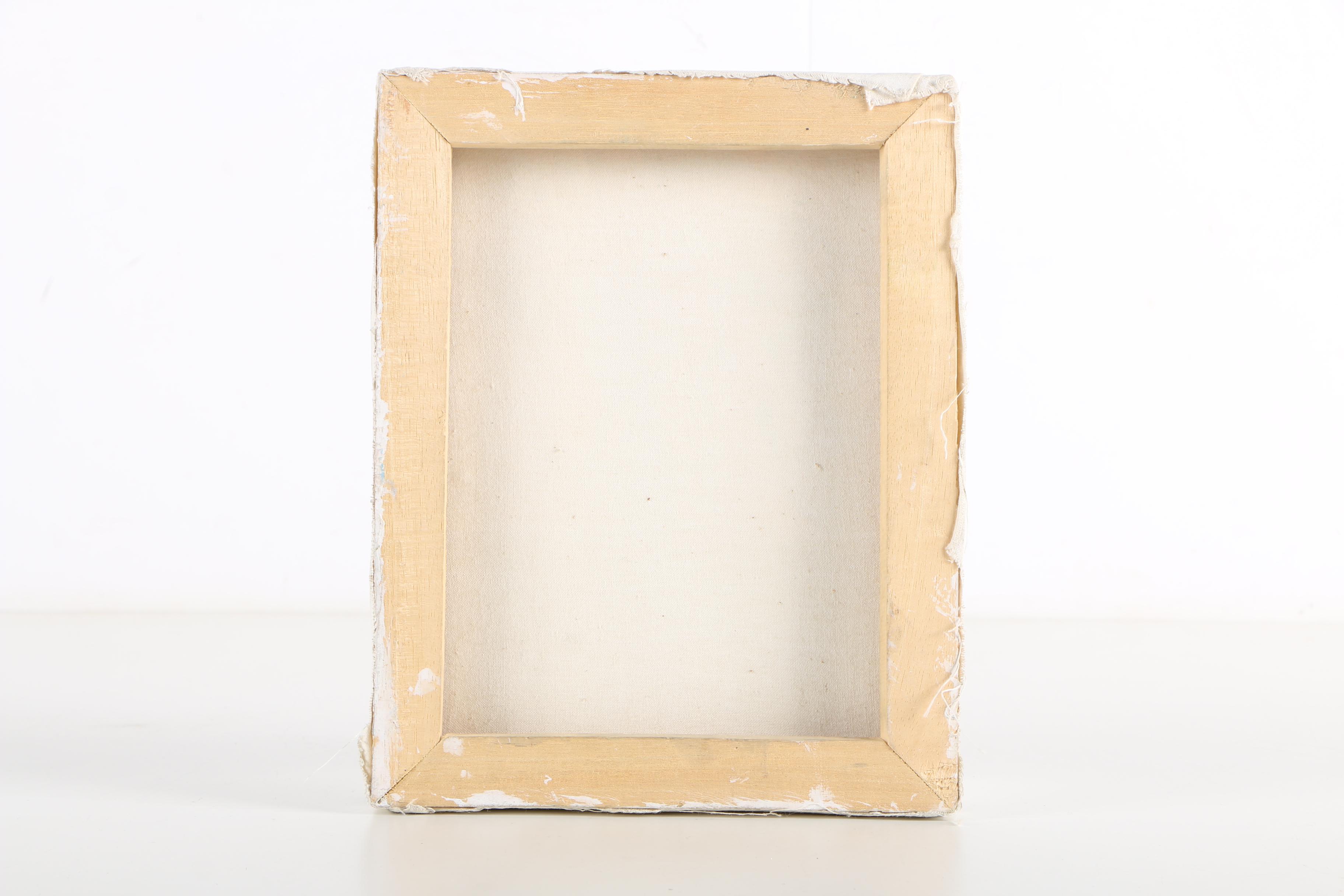 Yves St. Quitte Oil Painting on Canvas of a Market Scene