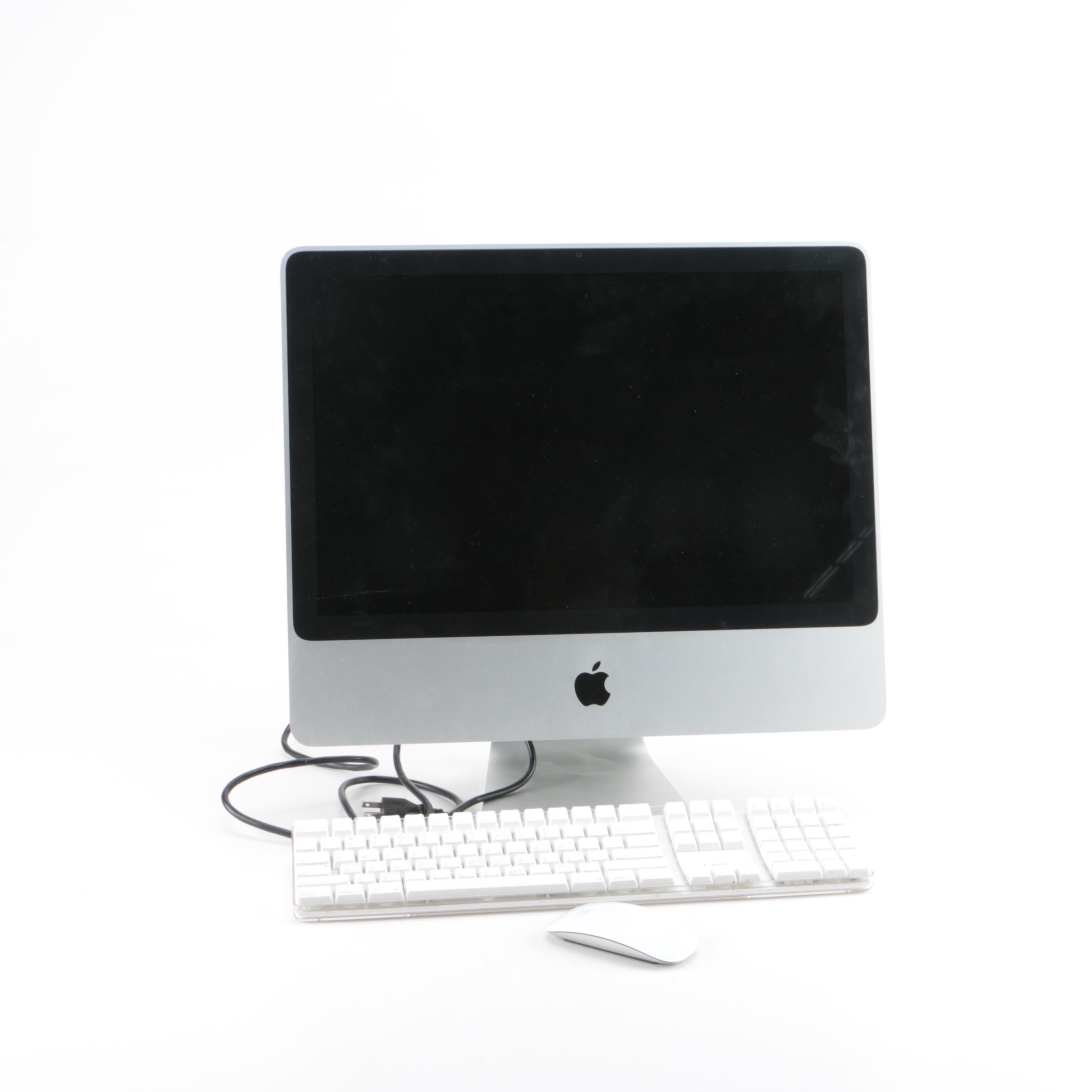 Apple 20" iMac, Wireless Keyboard and Mouse