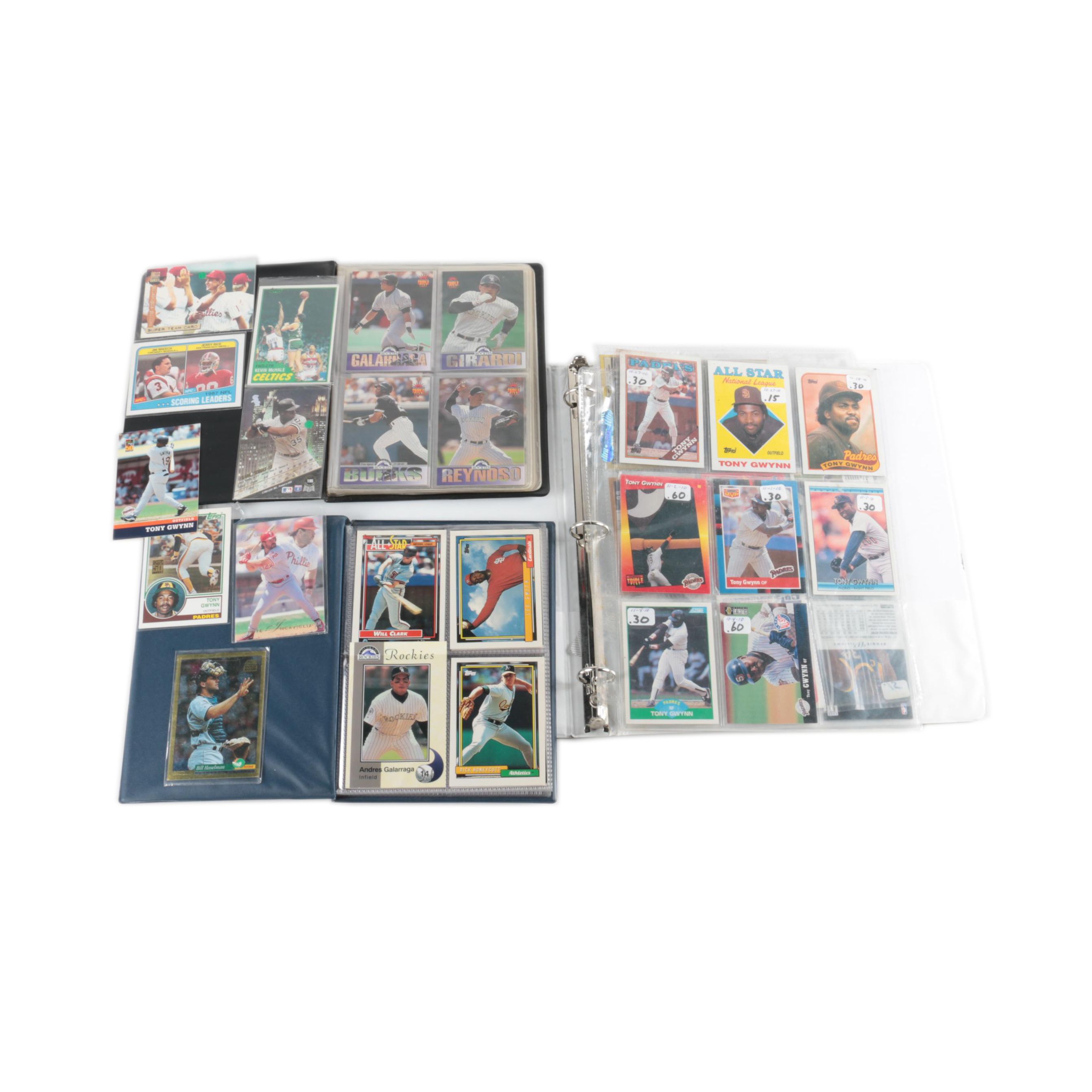 Topps and Fleer Baseball Cards