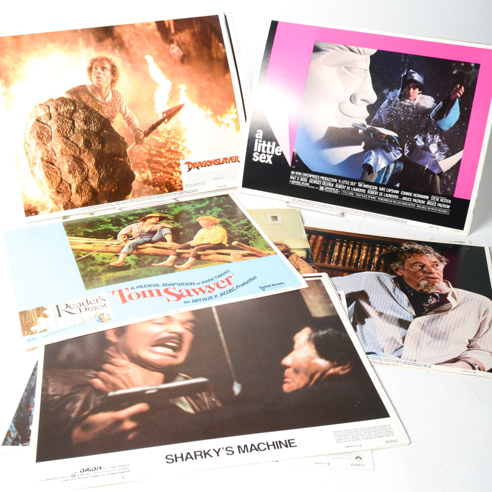 Vintage 70s and 80s Film Lobby Cards