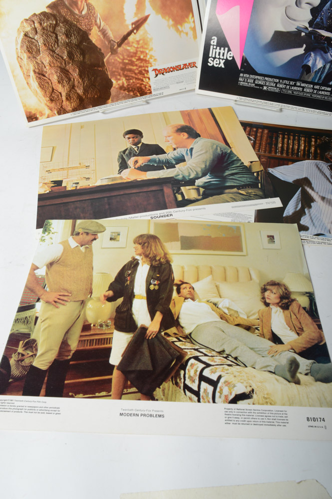 Vintage 70s and 80s Film Lobby Cards