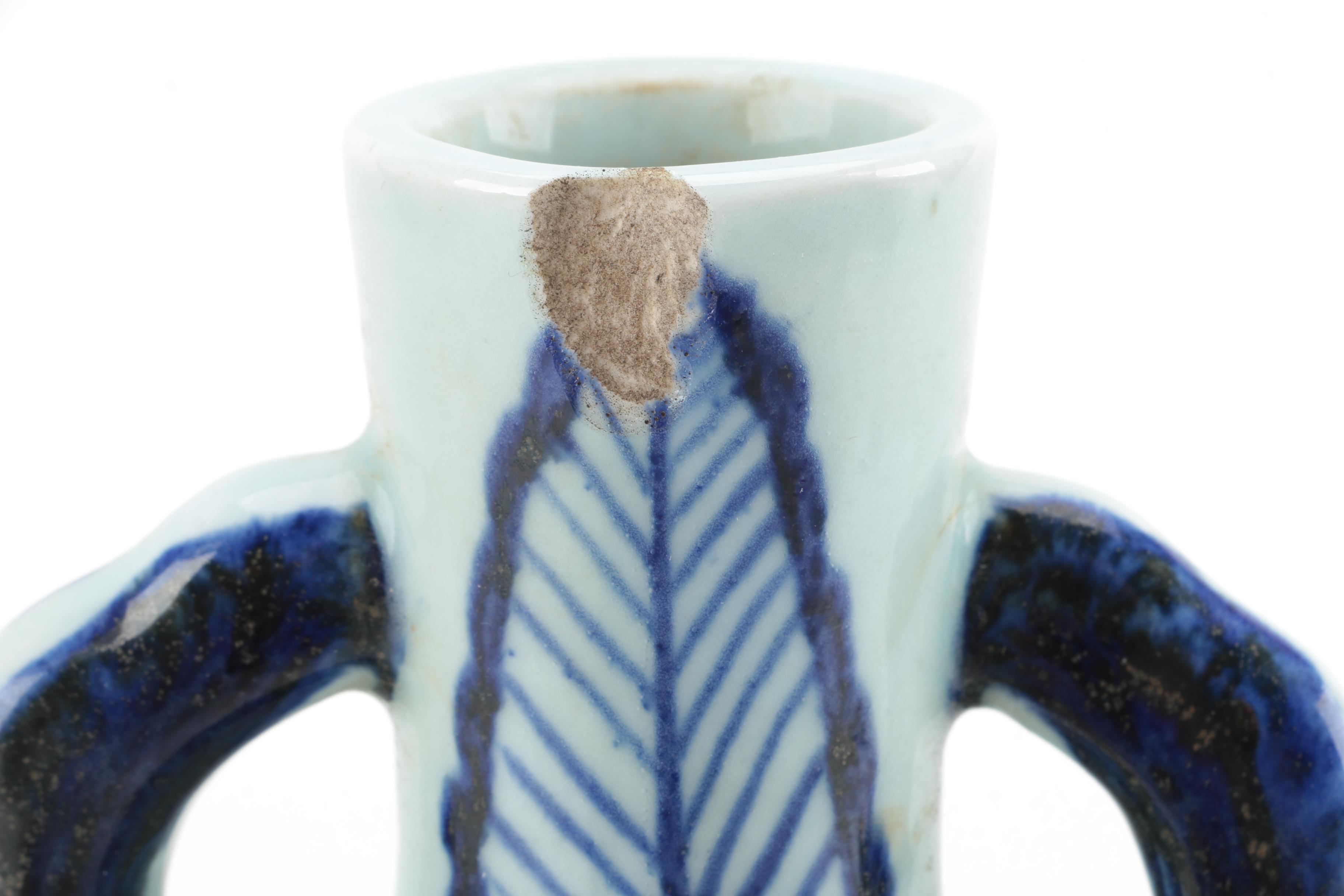 Chinese Blue and White Ceramic Dragon Vases