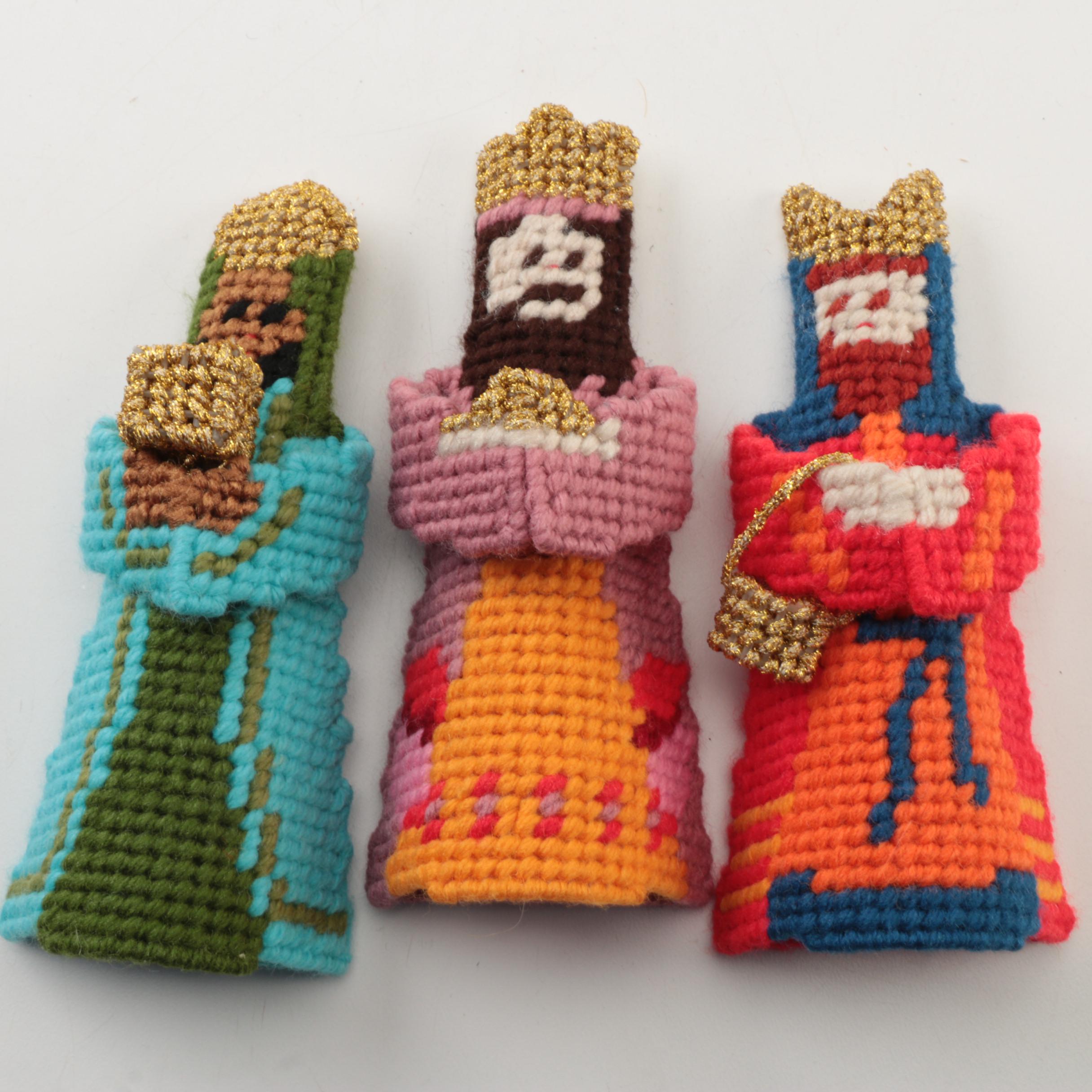 Needlepoint Nativity Set