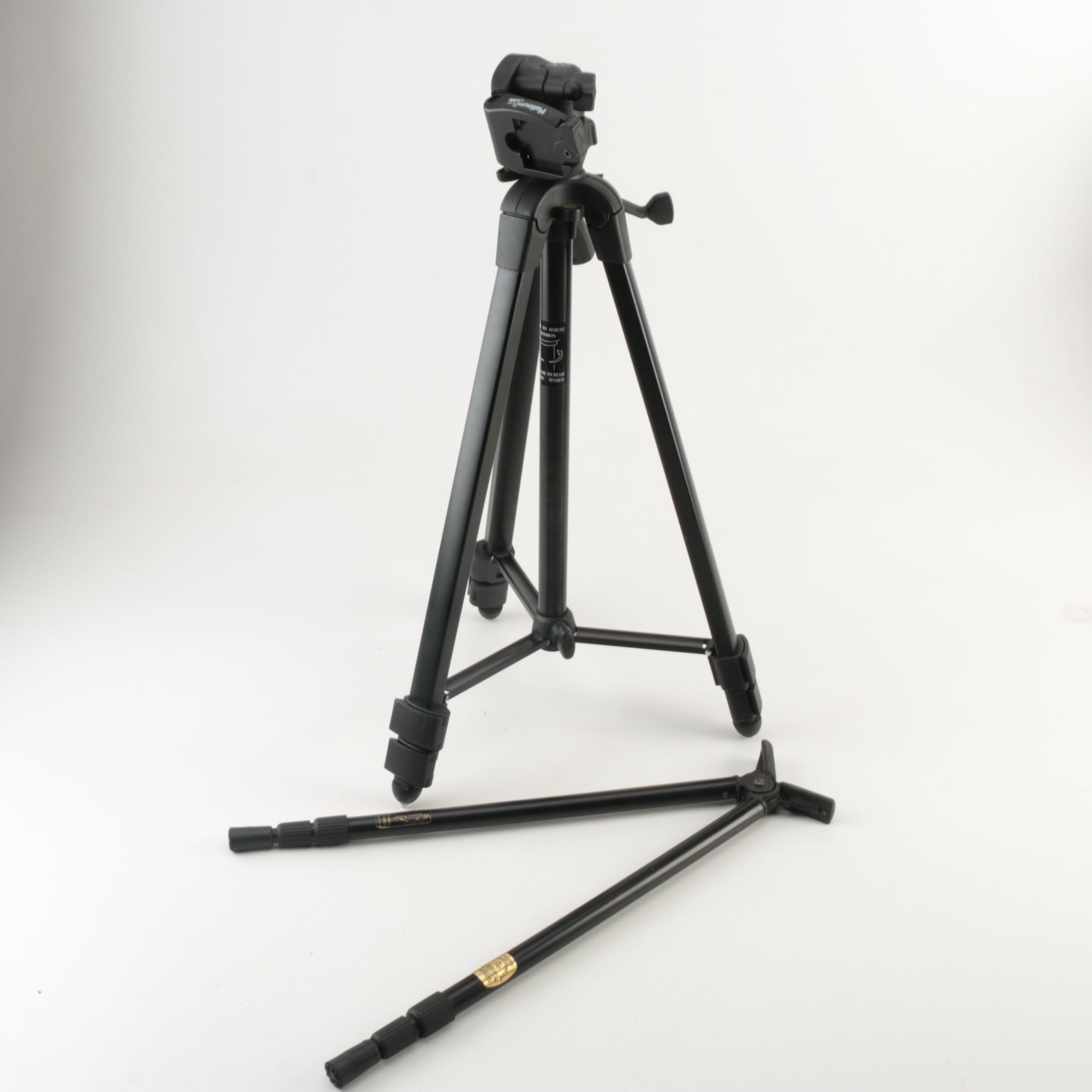 Polecat Bipod and Sunpak "Platinum" Tripod