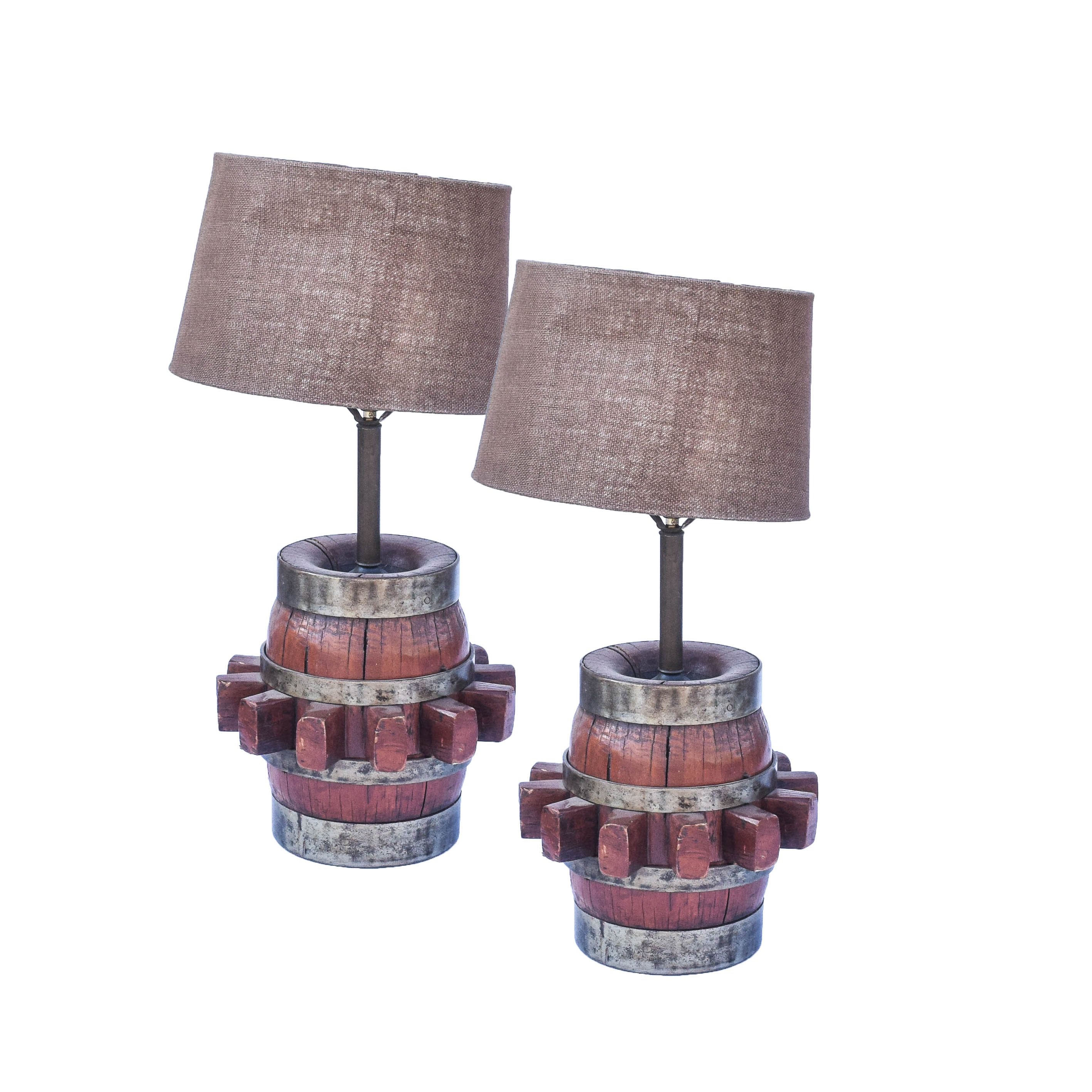 Vintage Western Themed Table Lamps