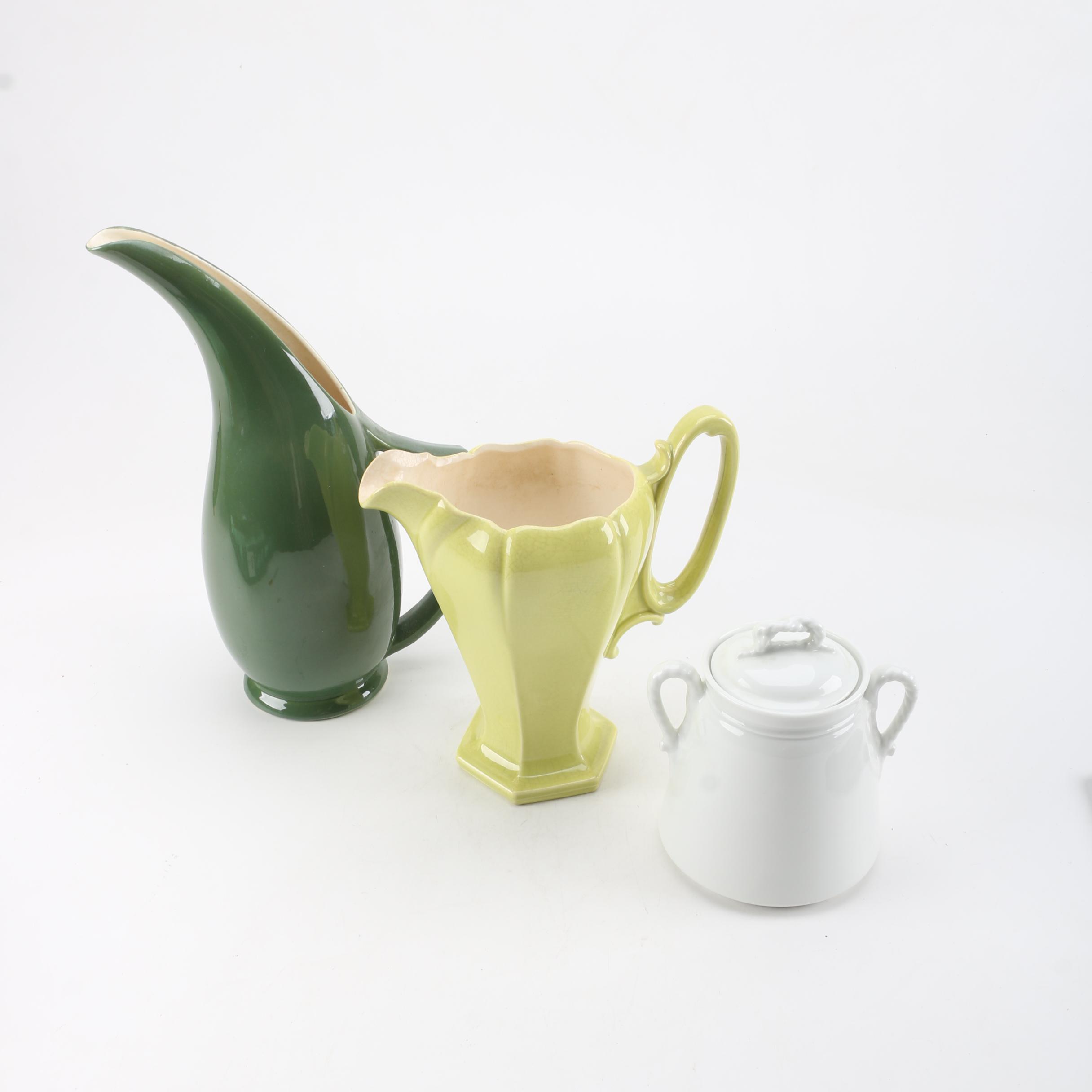 Ceramic and Porcelain Vessels Featuring Haviland & Co.