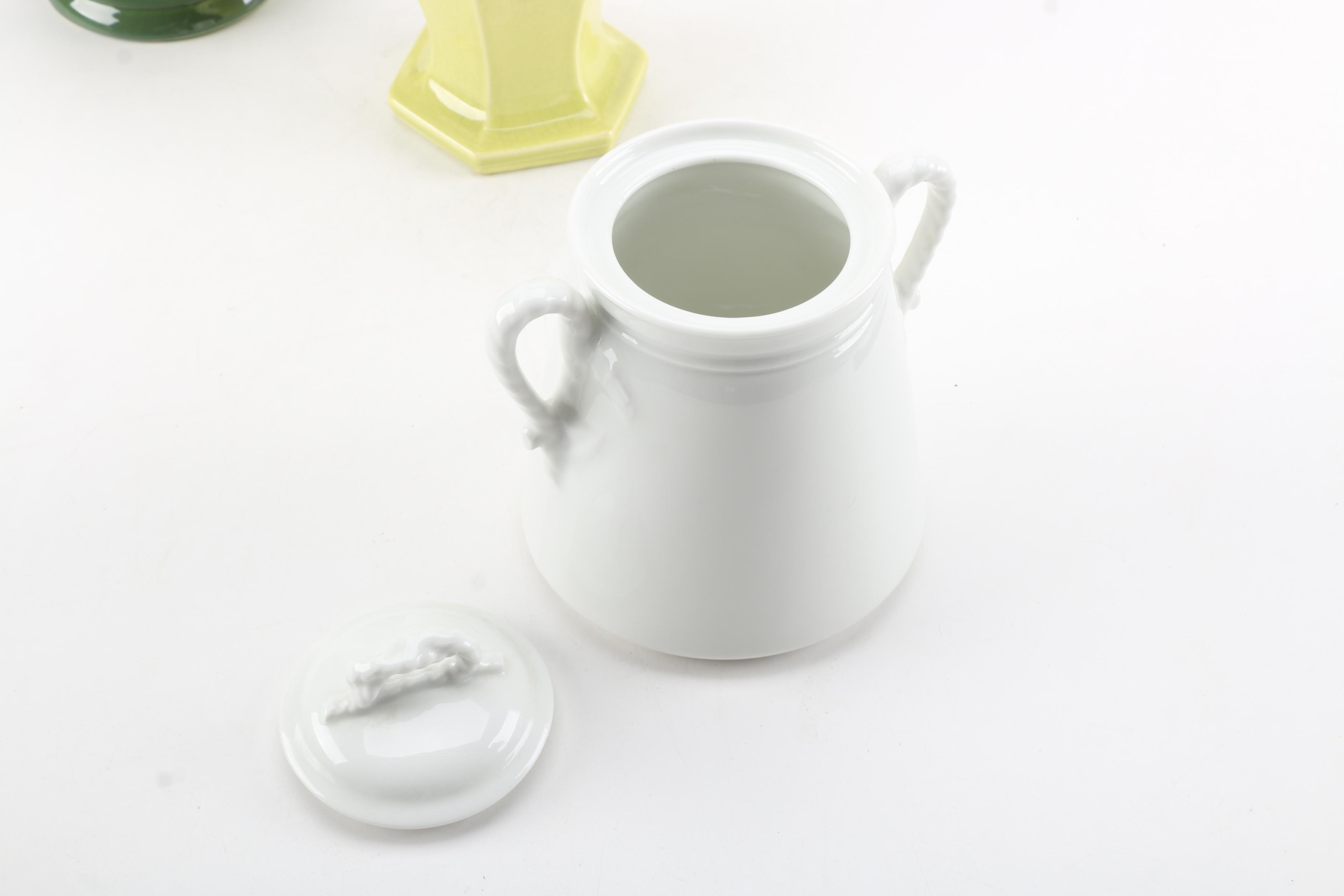 Ceramic and Porcelain Vessels Featuring Haviland & Co.