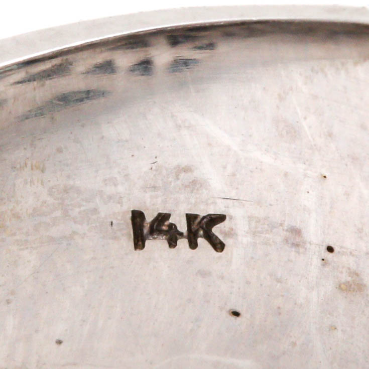 Goldarama 14K White Gold Blue Topaz and Diamond Ring