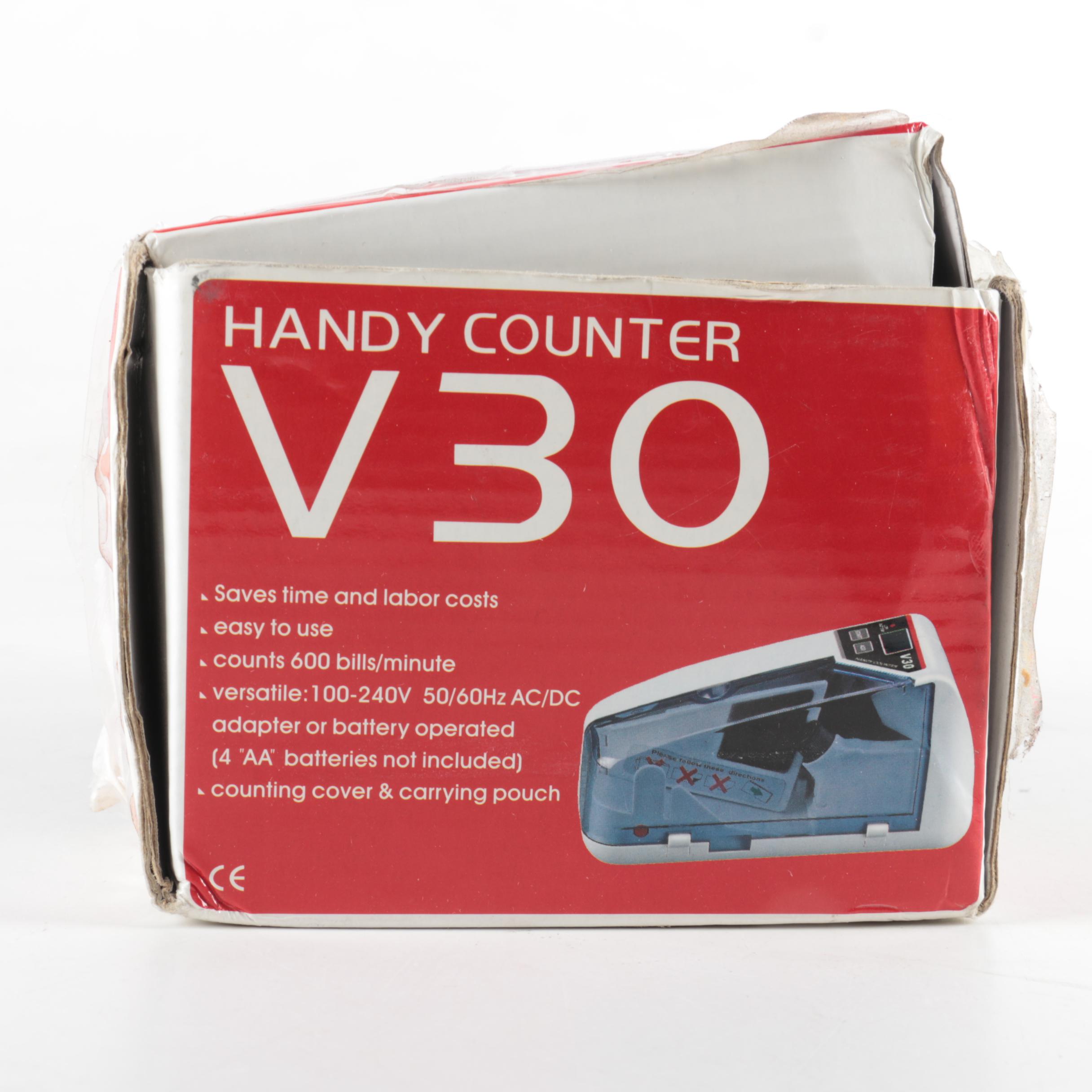 V30 Handy Counter Portable Money Counter