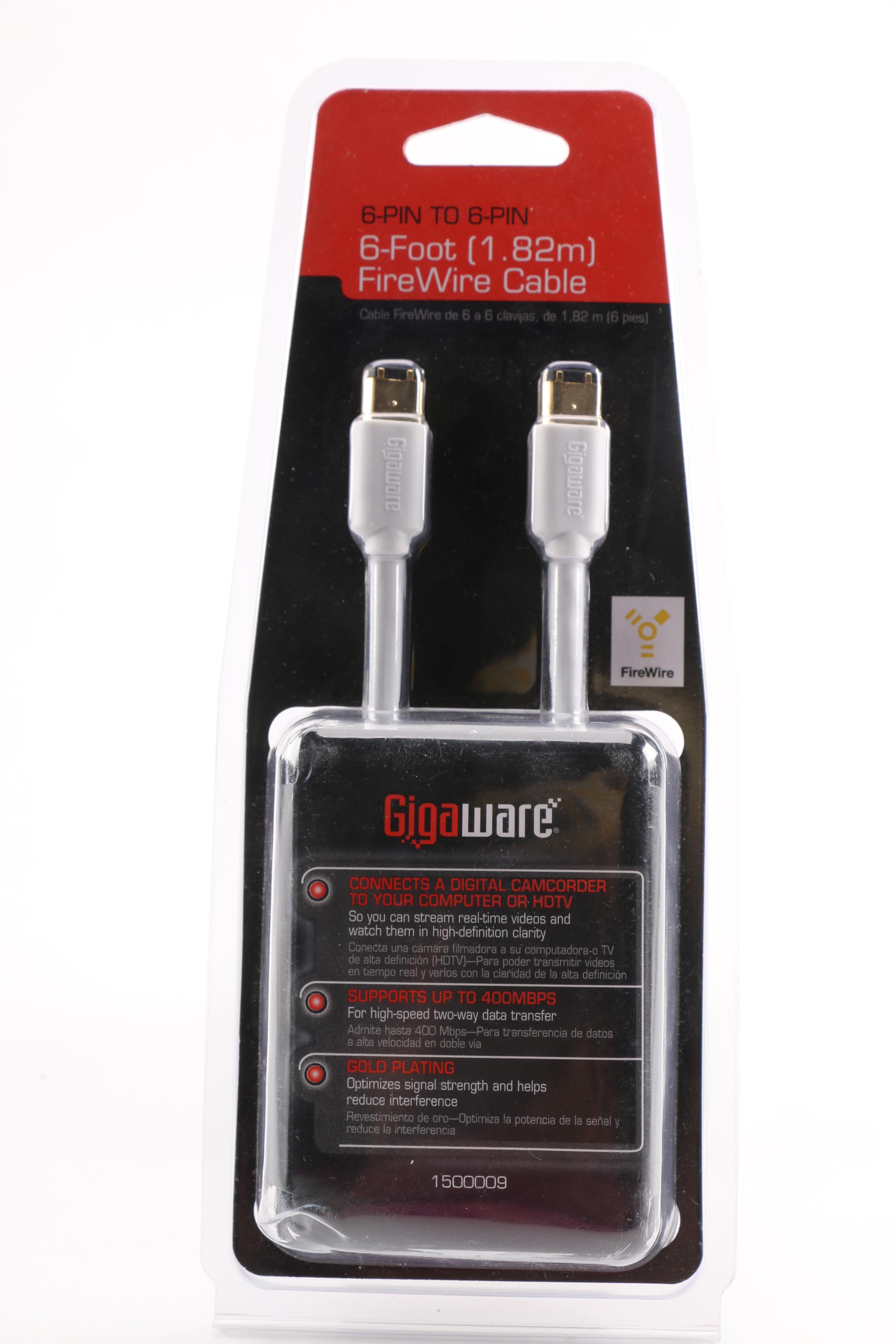 Assorted Gigaware Cables and Adapters