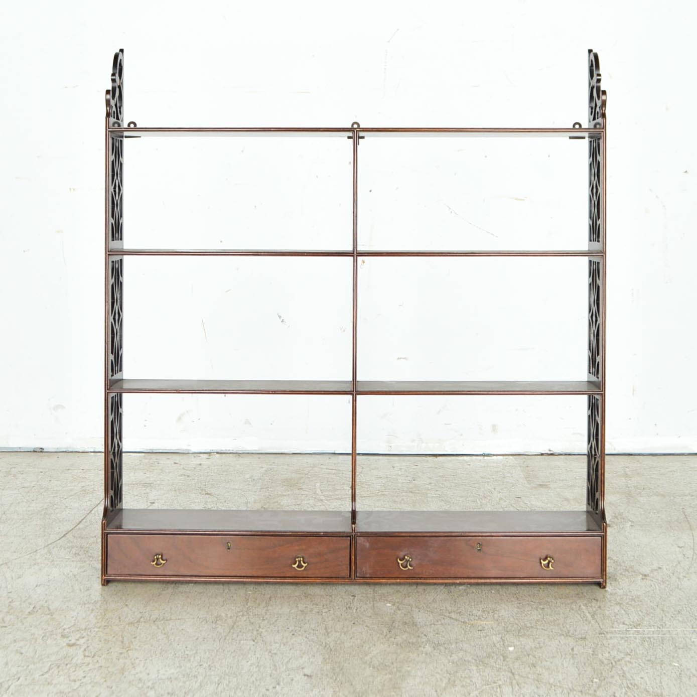 Vintage Colonial Williamsburg Wall Shelf by Kittinger