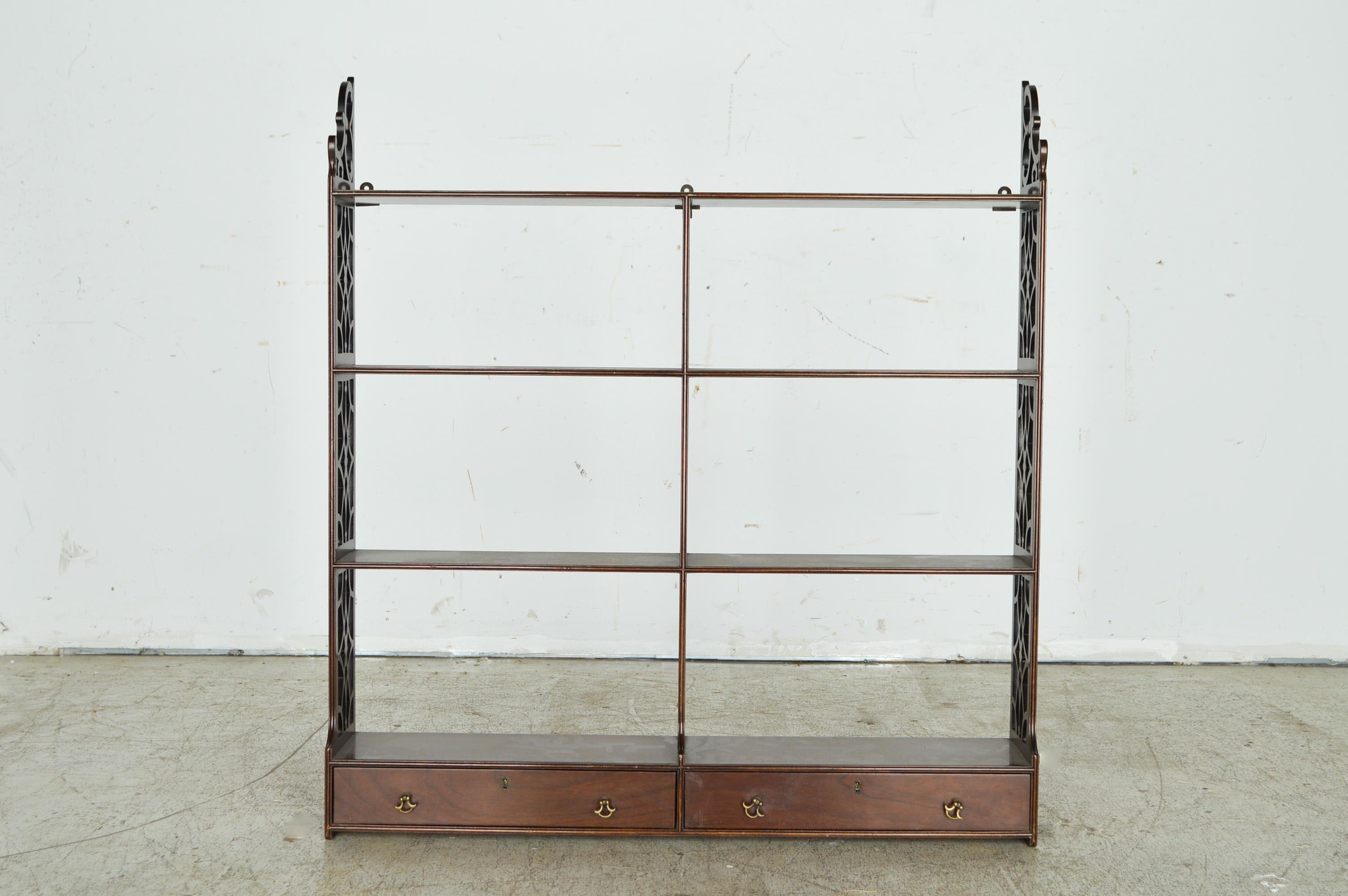 Vintage Colonial Williamsburg Wall Shelf by Kittinger