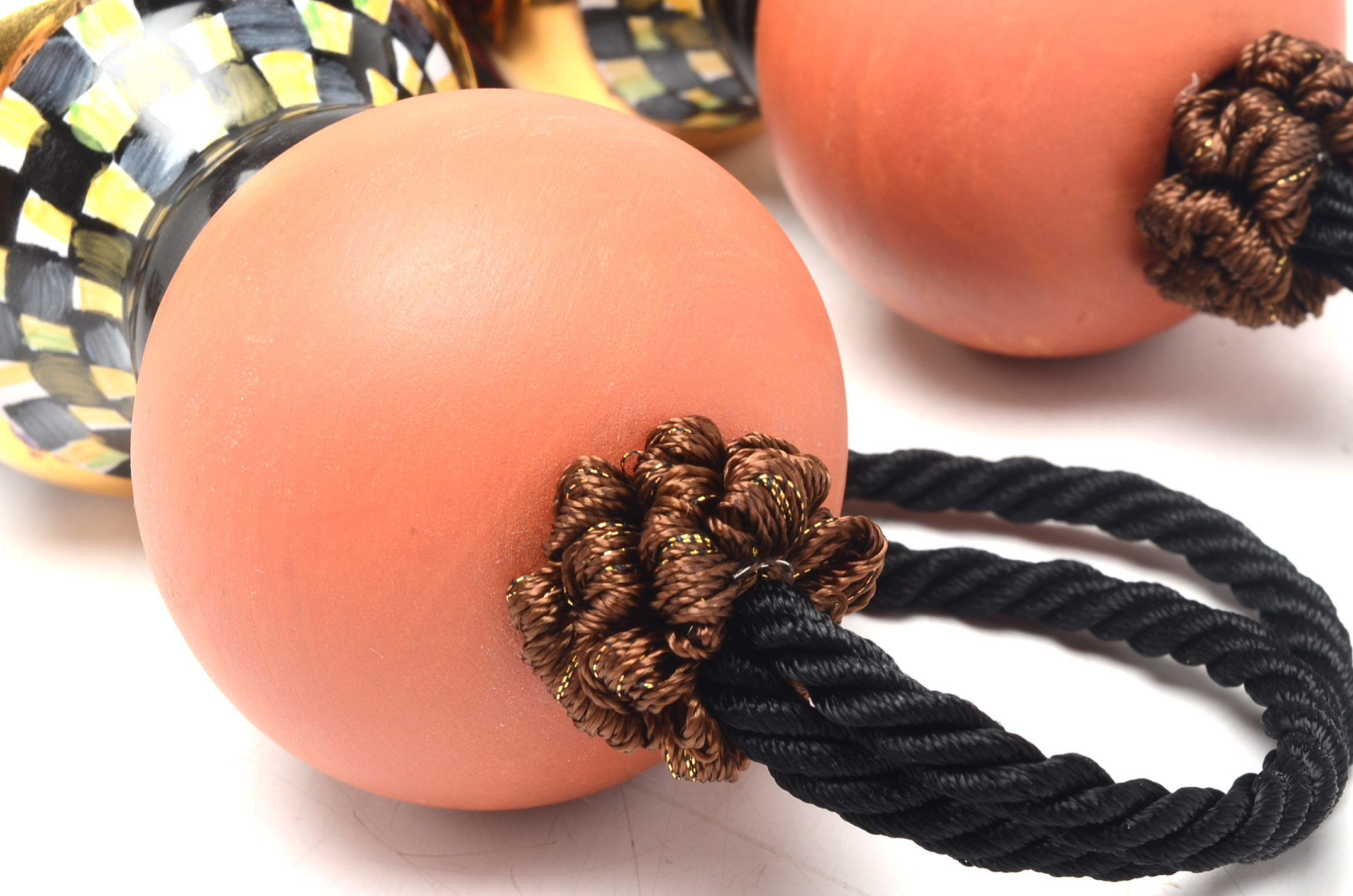 Mackenzie-Childs Retired Lamp Finials and Tassels