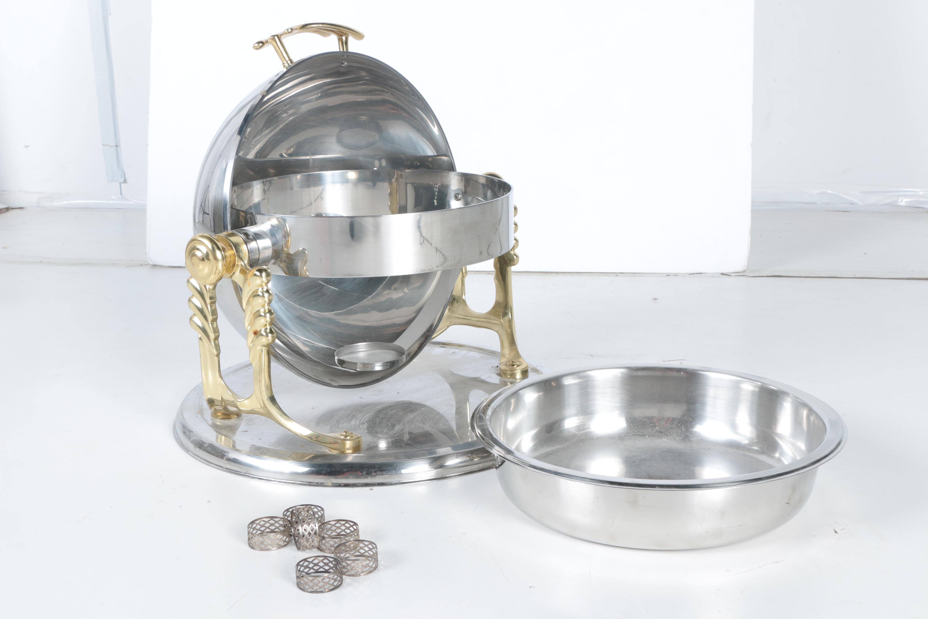 Chafing Dish and Napkin Rings