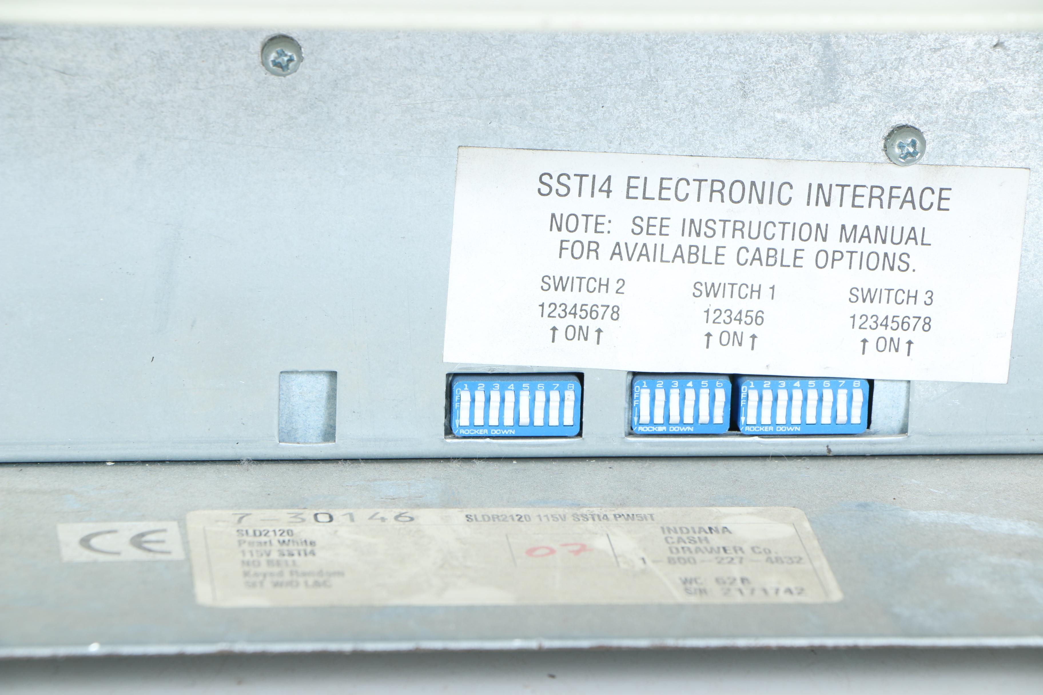 Indiana Cash Drawer Co. Cash Register With Electronic Interface