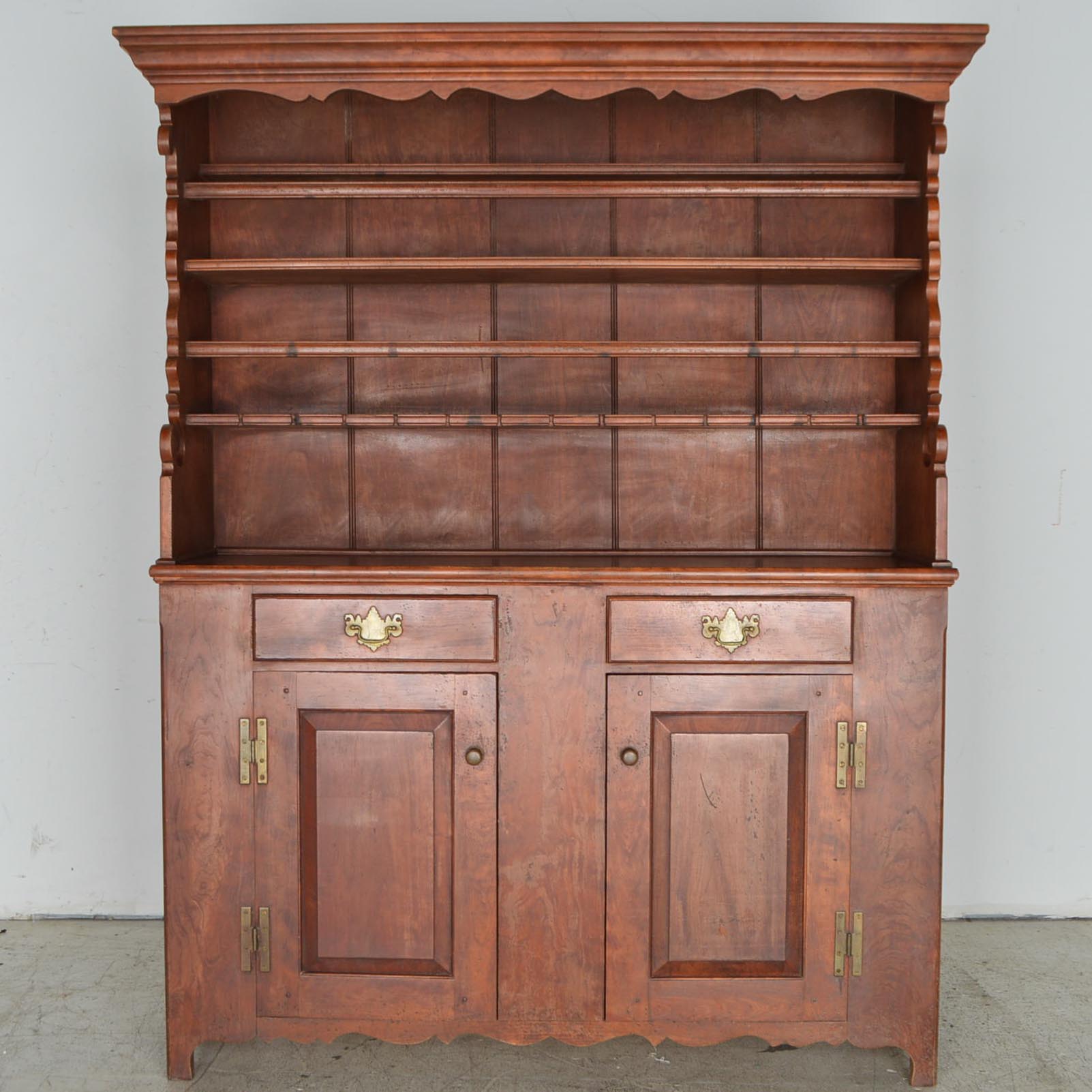 David T. Smith Cherry Pewter Cupboard