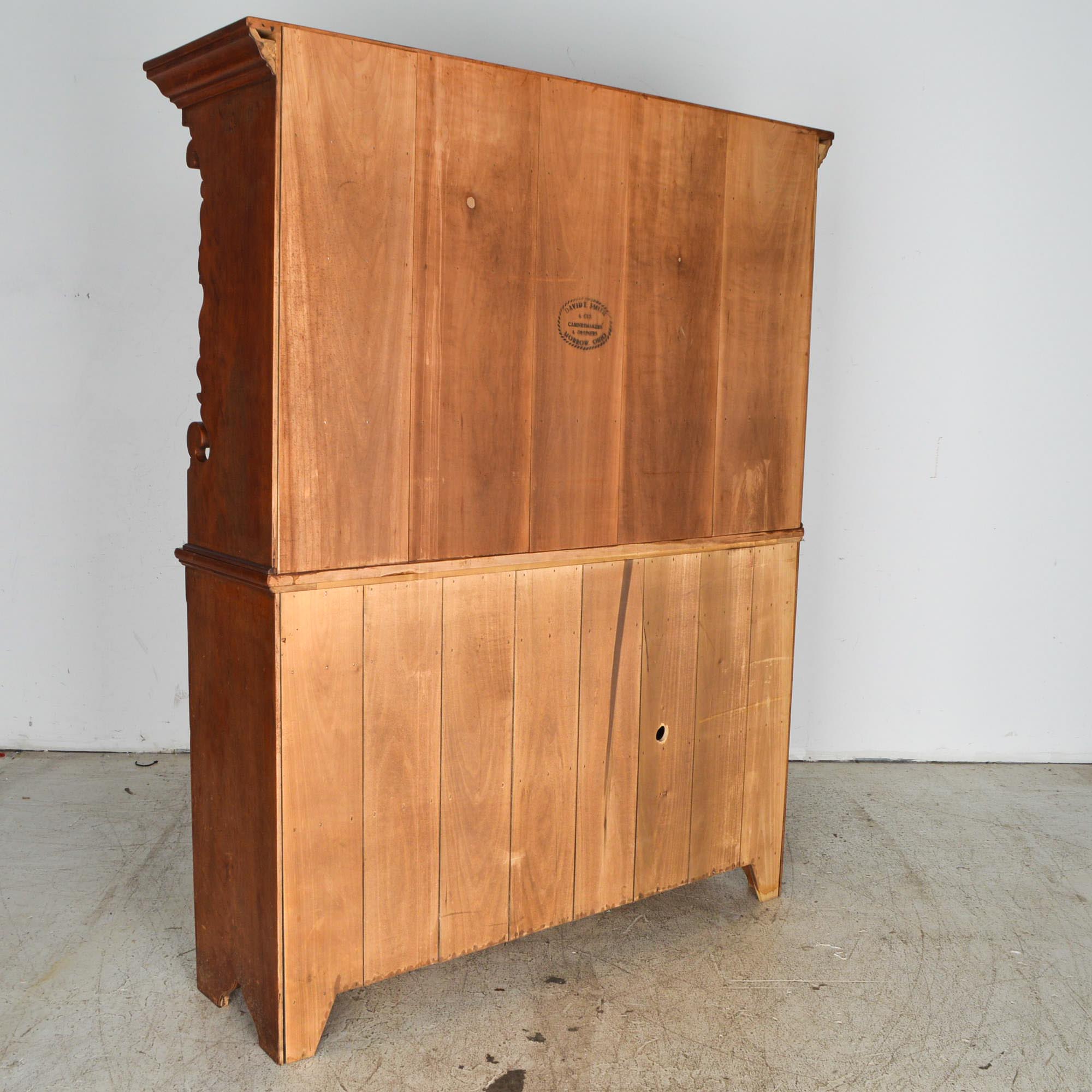 David T. Smith Cherry Pewter Cupboard