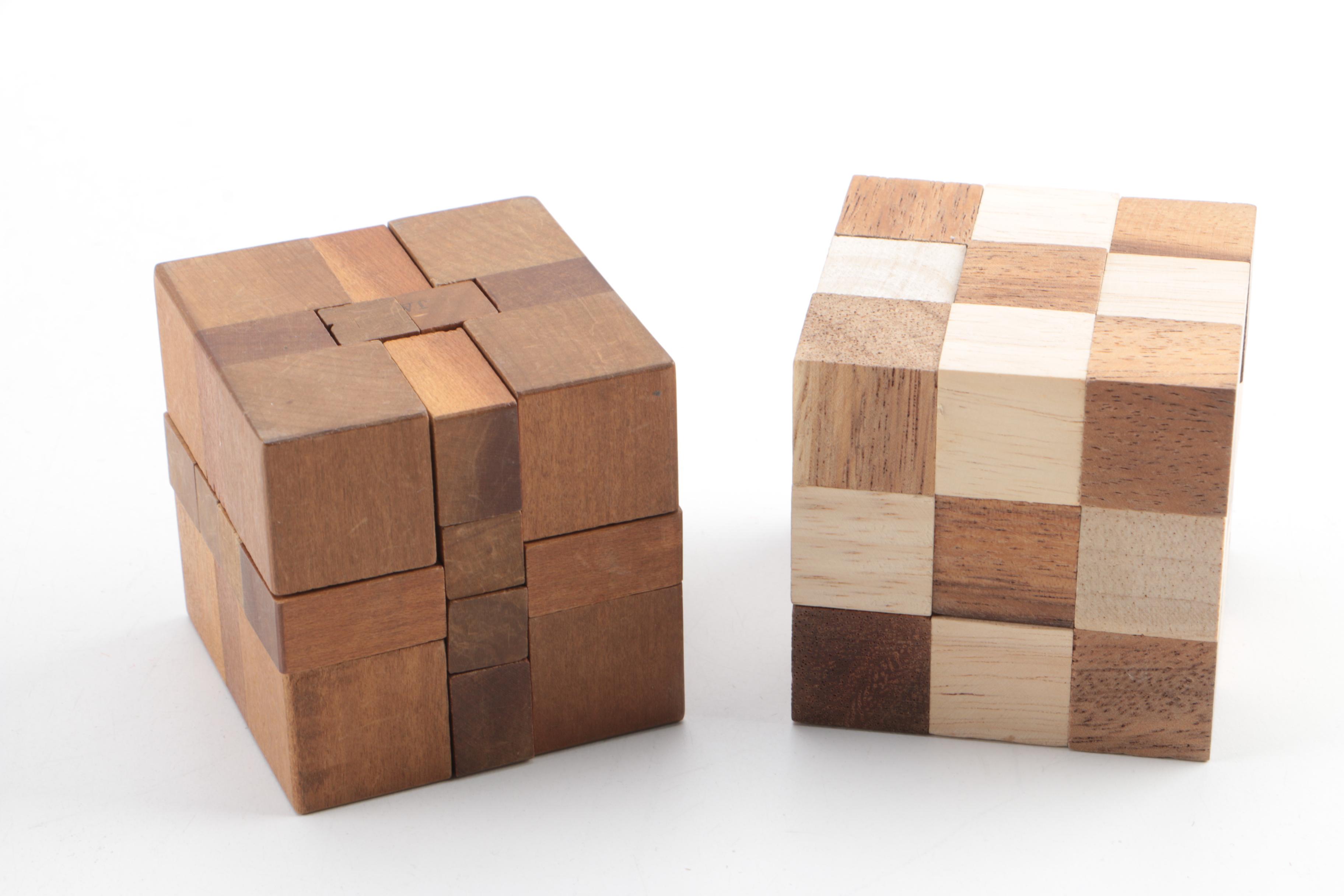 Wooden Puzzle Blocks