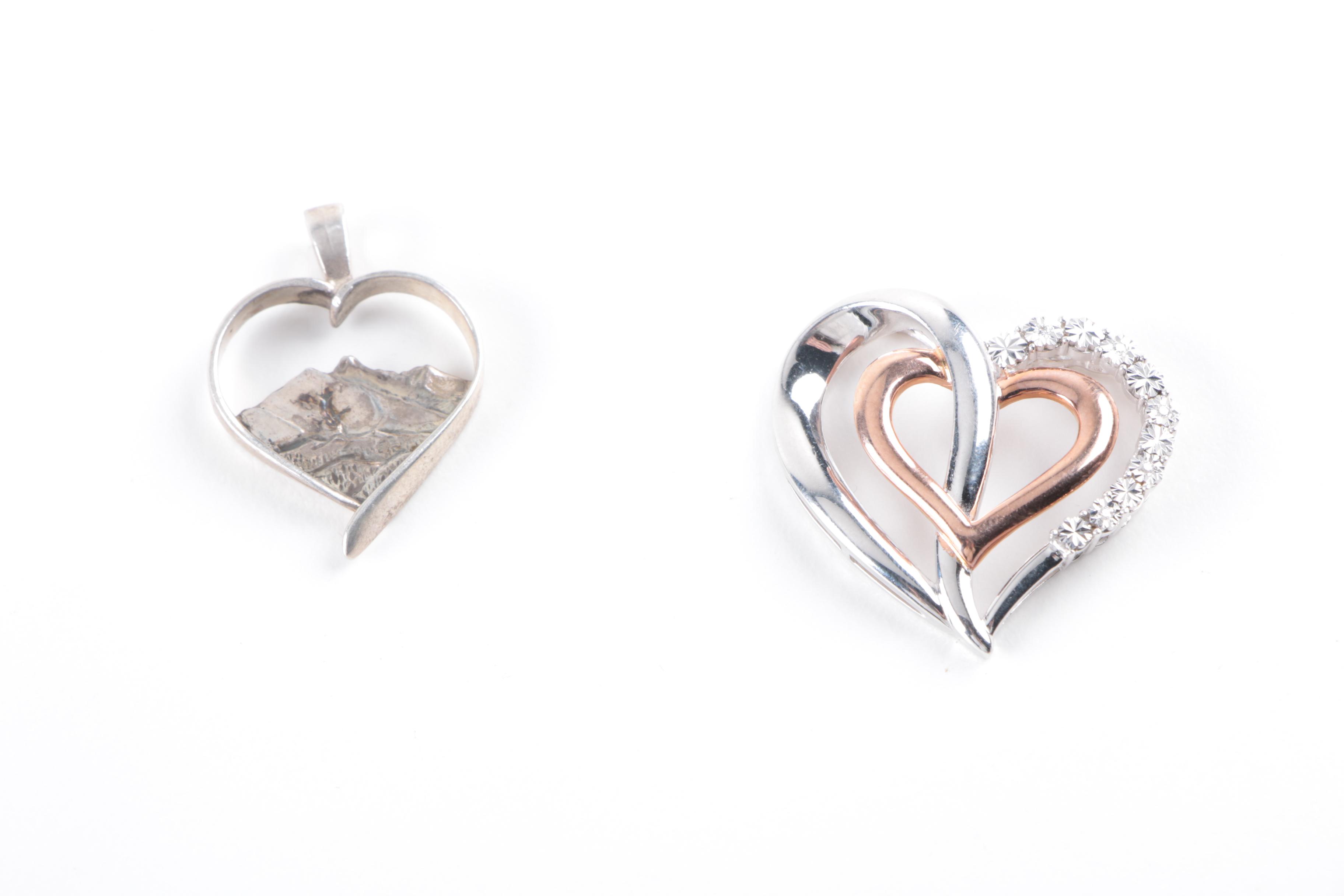 Sterling Silver Heart Themed Jewelry