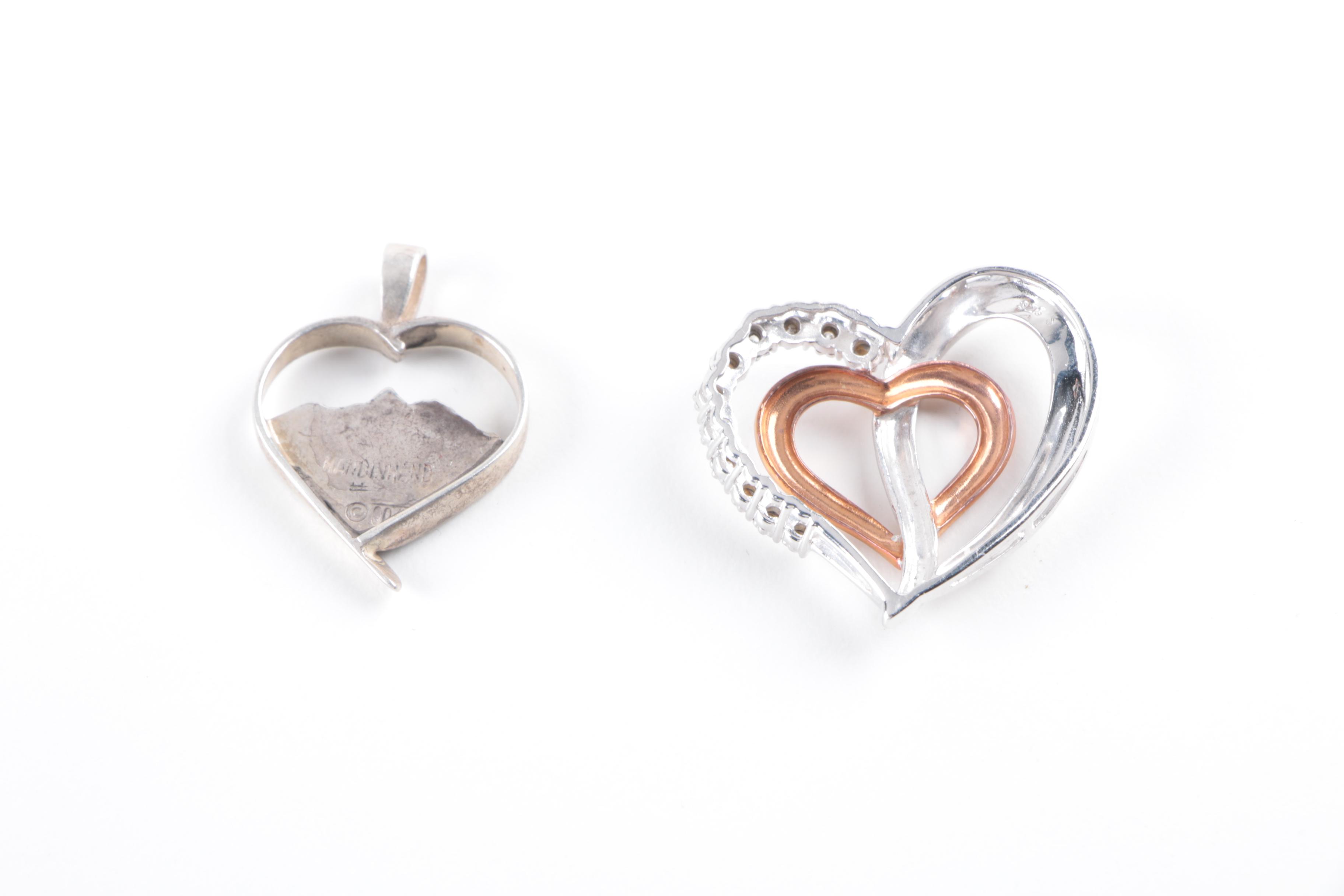 Sterling Silver Heart Themed Jewelry