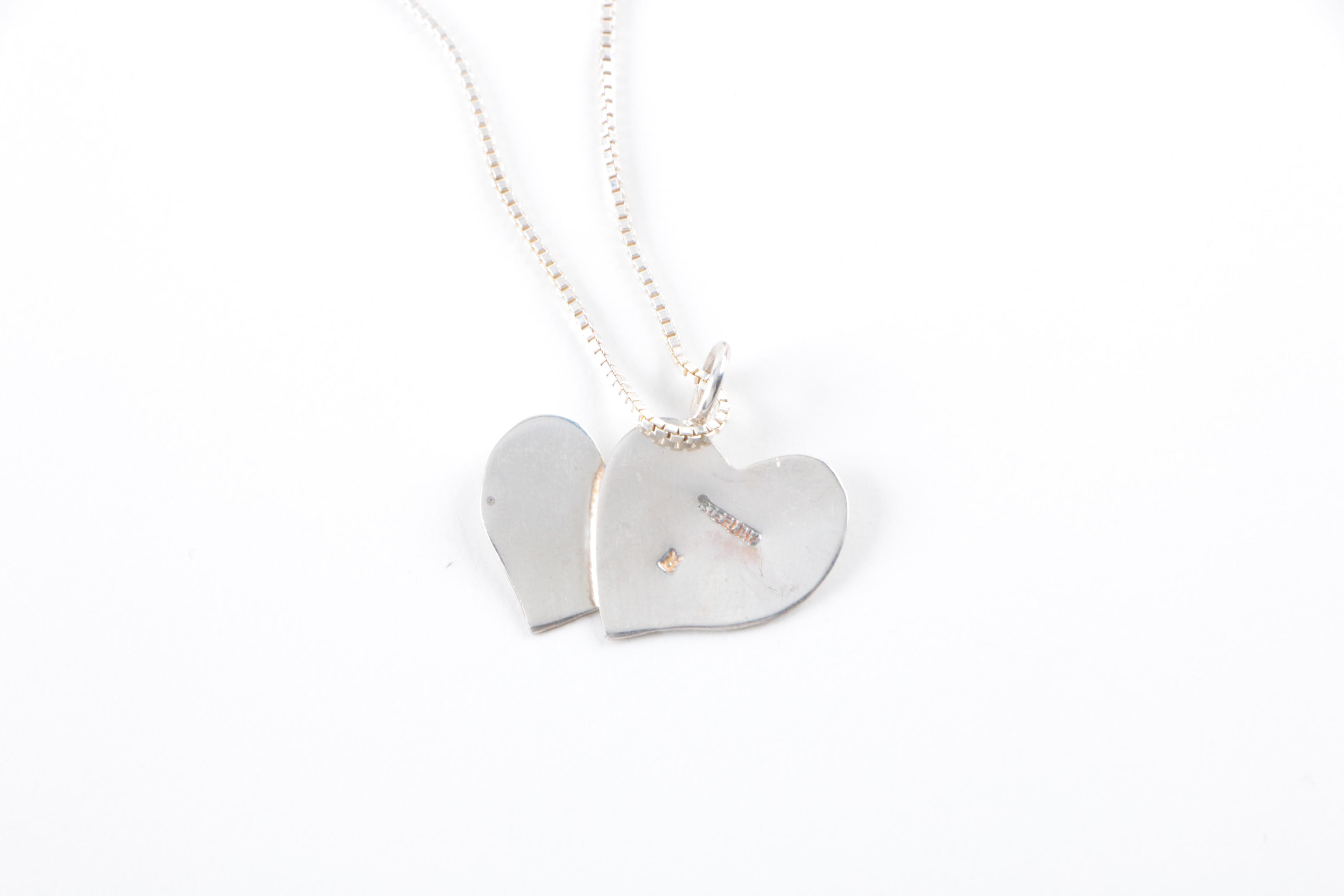 Sterling Silver Heart Themed Jewelry